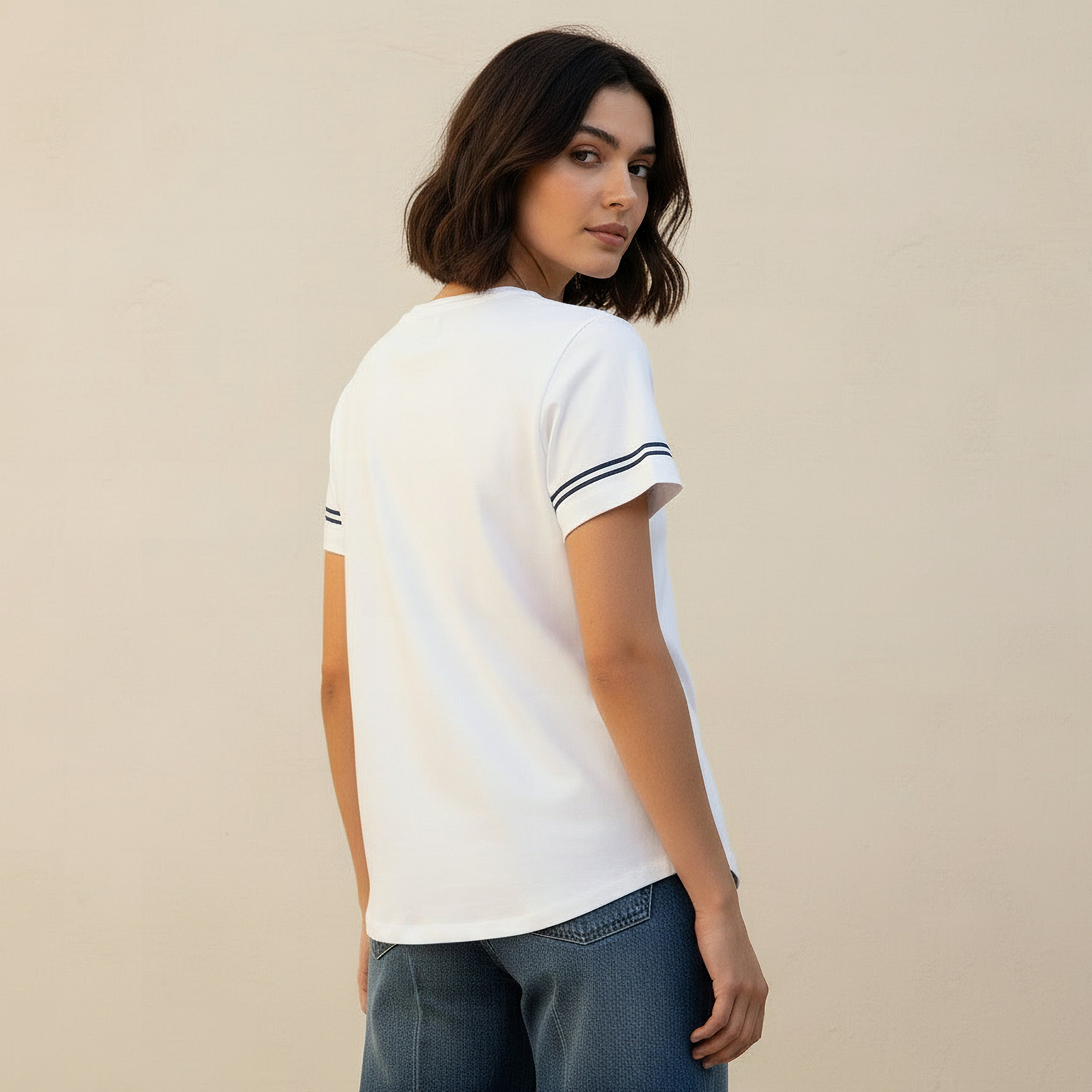 تيشيرت قطن ييل-women-clothing-tshirts-image-4