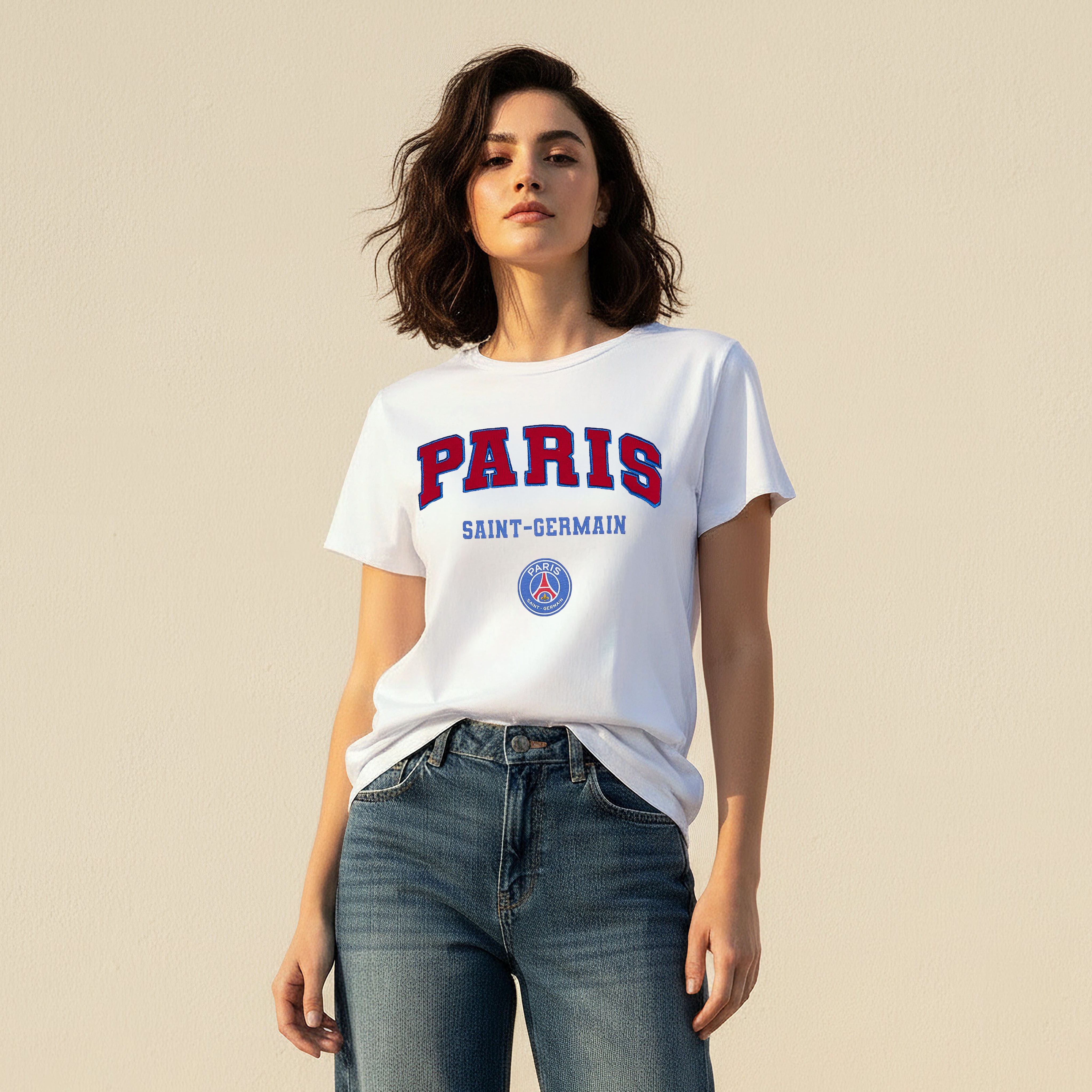 Paris Saint-Germain Cotton T-shirt-women-clothing-tshirts-image-1