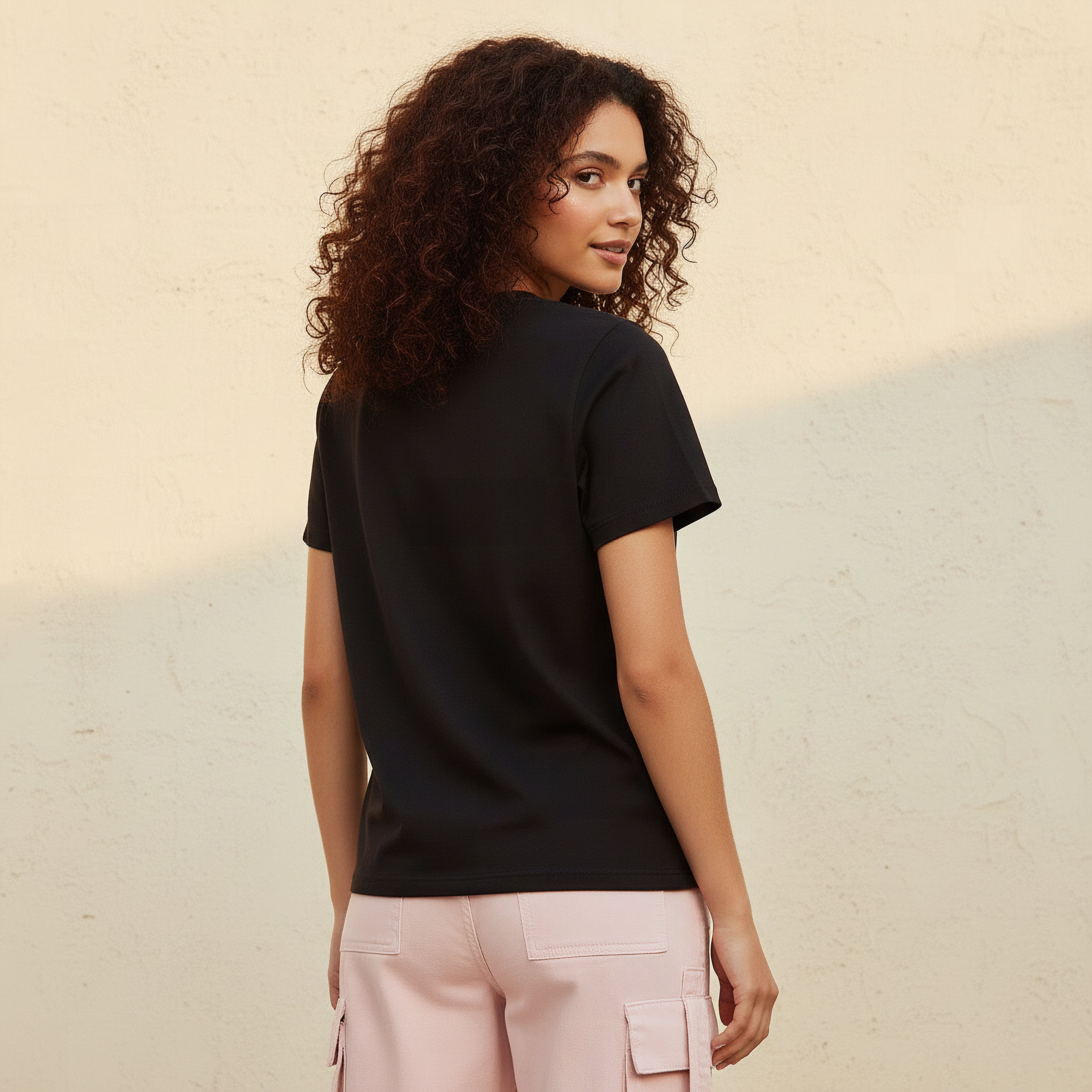 تيشيرت قطن بطبعات ميكي ماوس-women-clothing-tshirts-image-4