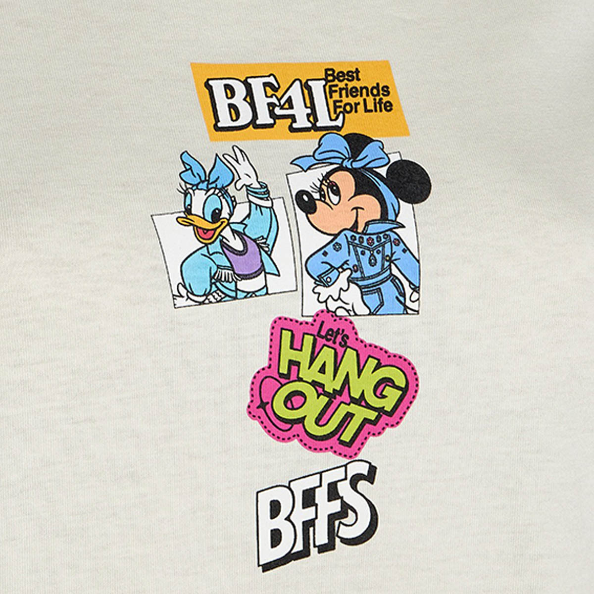 Cotton T-shirt with Minnie Mouse and Daisy Duck Print-women-clothing-tshirts-image-2
