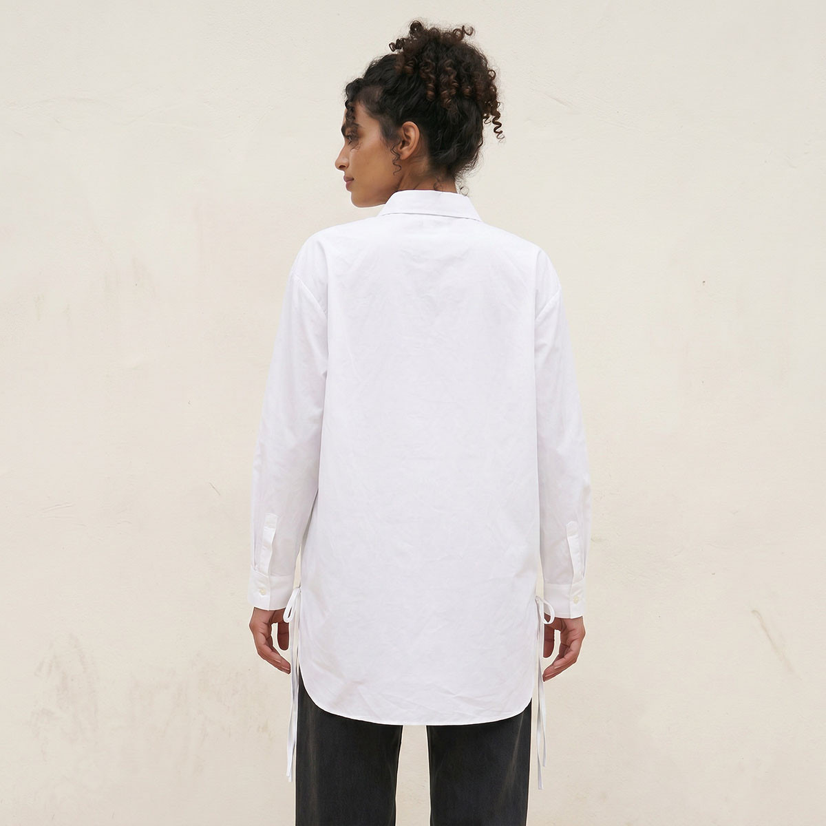 Harvard Cotton Shirt with High-Low Hemline-women-clothing-shirtsandblouses-shirts-image-4