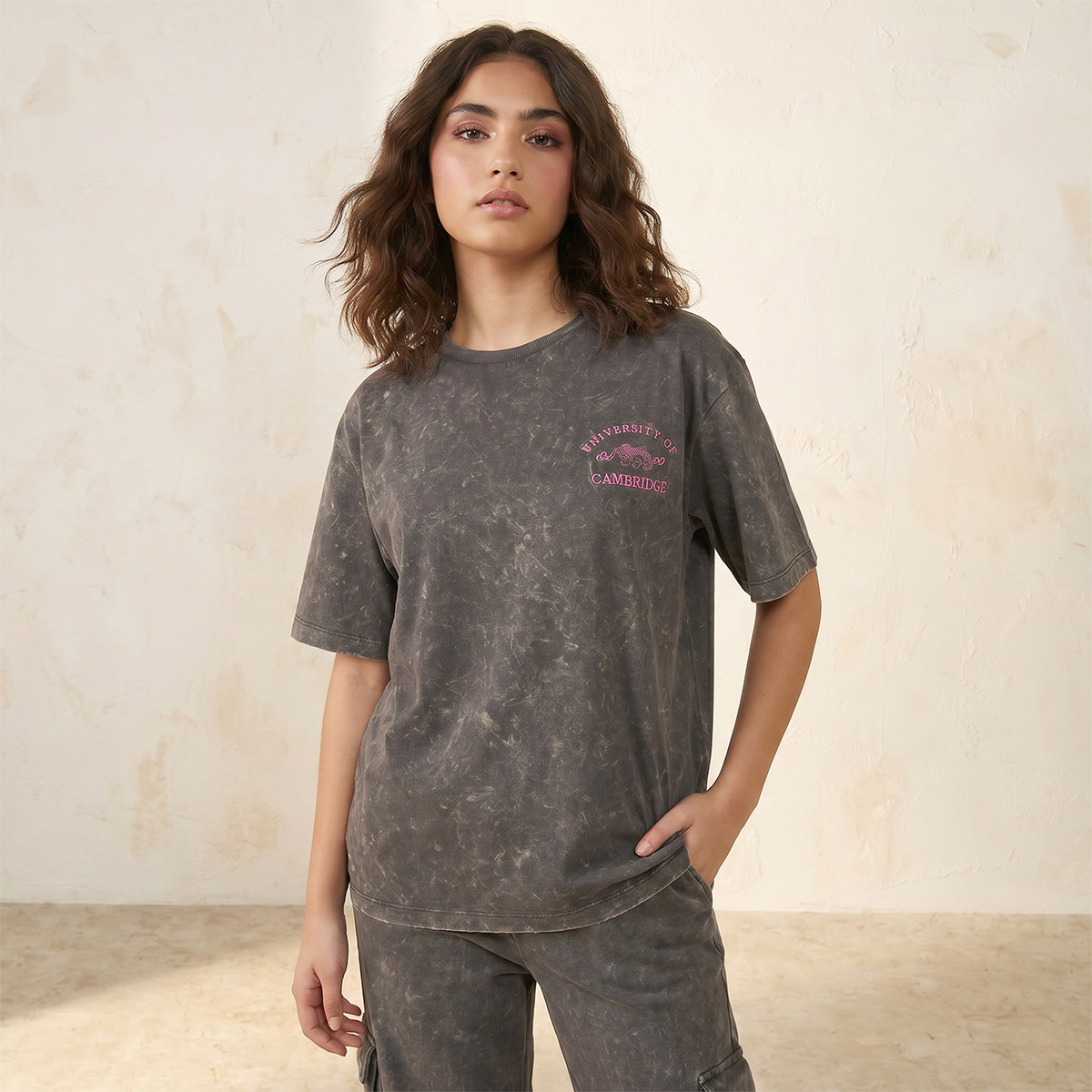 تيشيرت كامبريدج قطن-women-clothing-tshirts-image-1