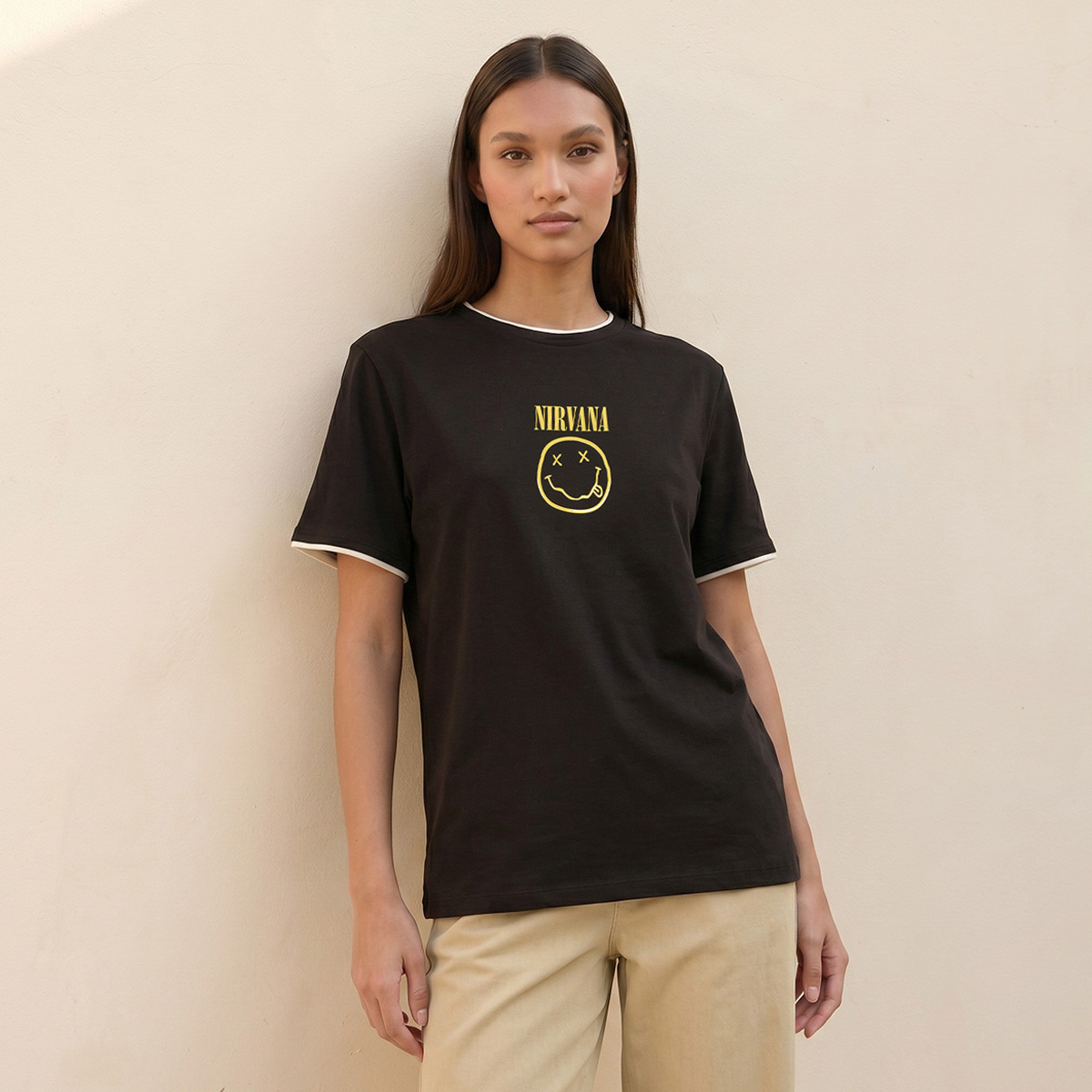 Nirvana Ringer T-shirt-women-clothing-tshirts-image-1