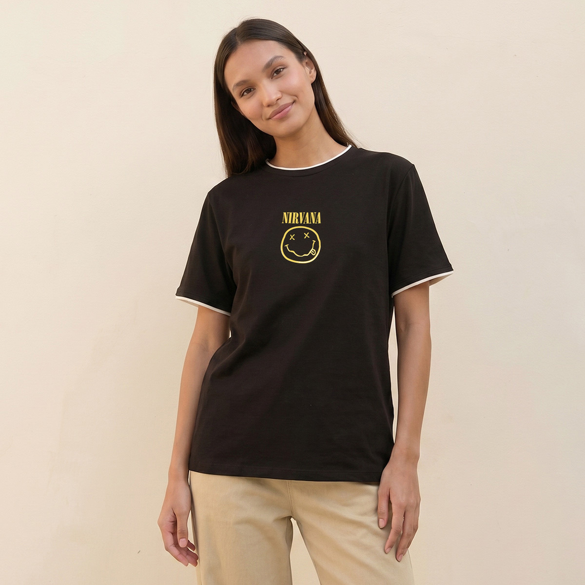 Nirvana Ringer T-shirt-women-clothing-tshirts-image-5