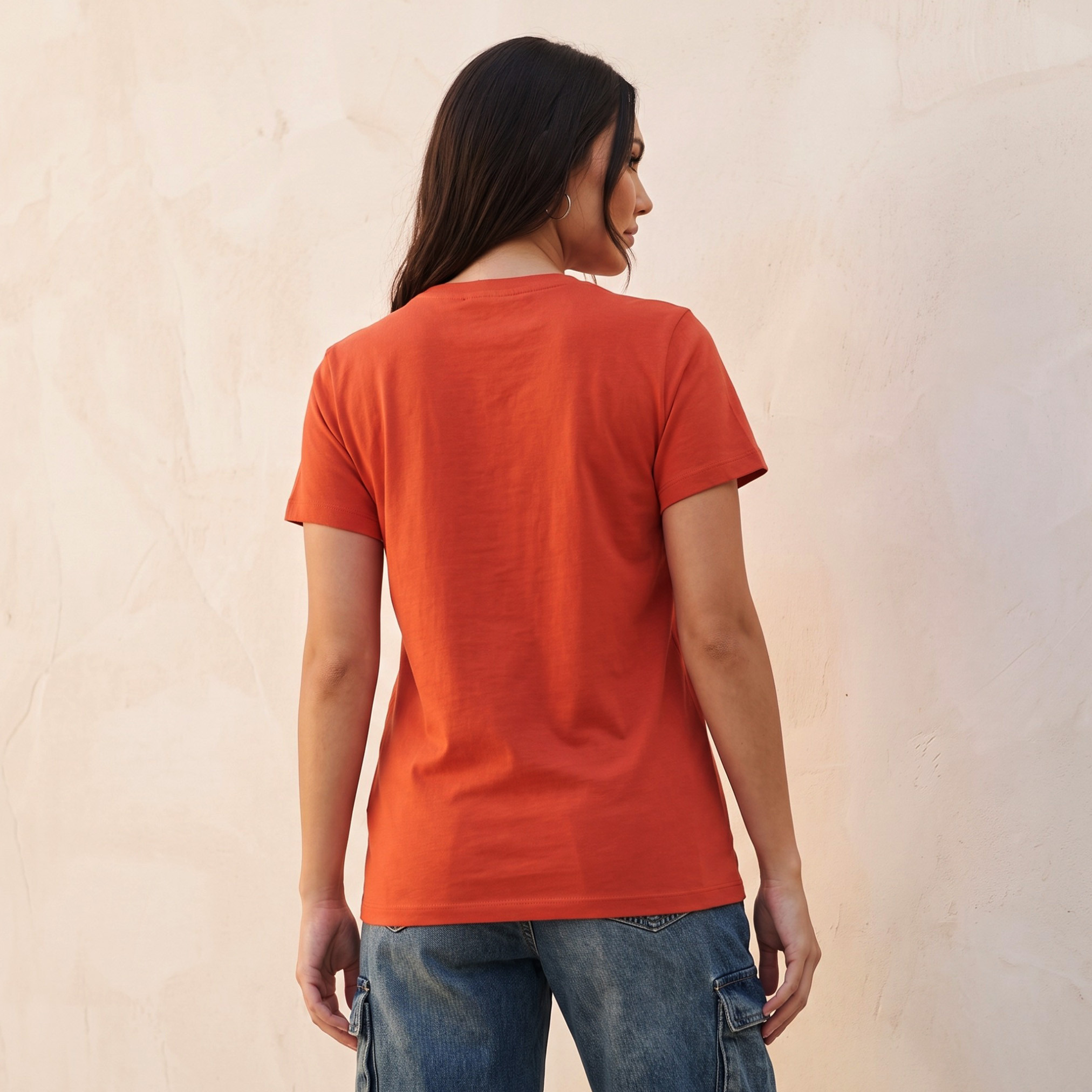 Harvard Cotton T-shirt with Crew Neck-women-clothing-tshirts-image-3