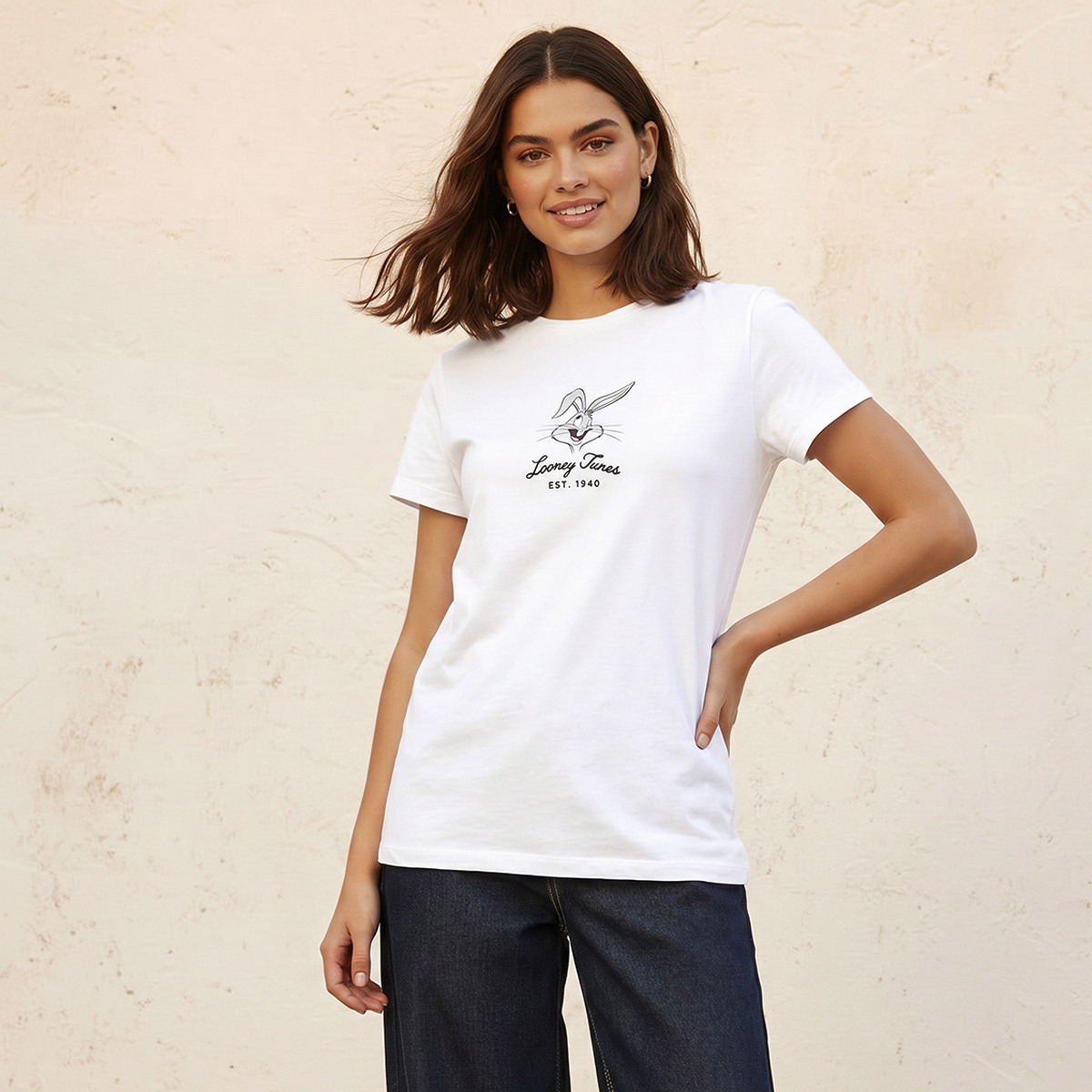 تيشيرت قطن لوني تونز-women-clothing-tshirts-image-1