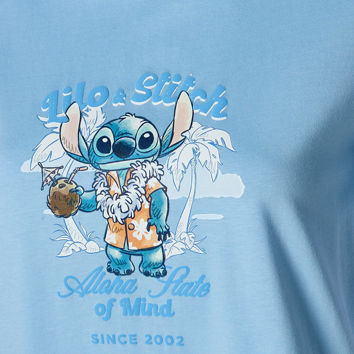 Stitch Regular Fit Cotton T-shirt-women-clothing-tshirts-image-2