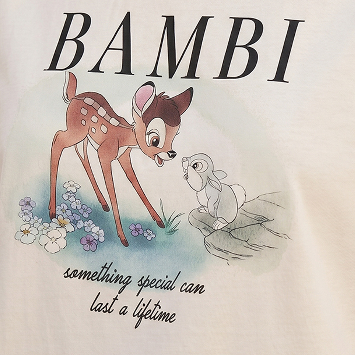 تيشيرت قطن بطبعات بامبي-women-clothing-tshirts-image-3
