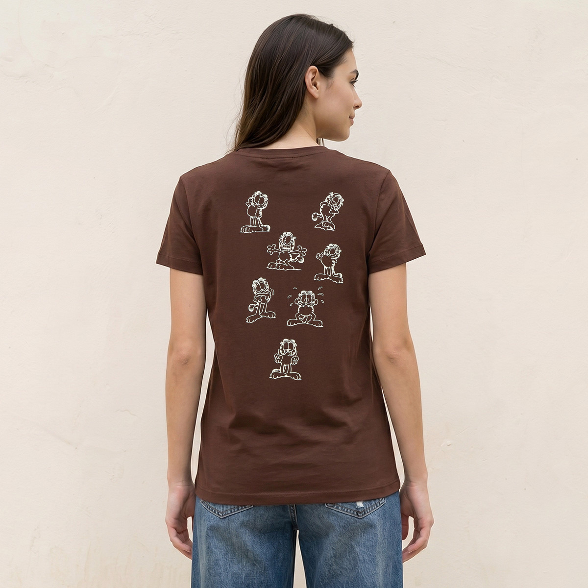 Garfield Cotton T-shirt-women-clothing-tshirts-image-4