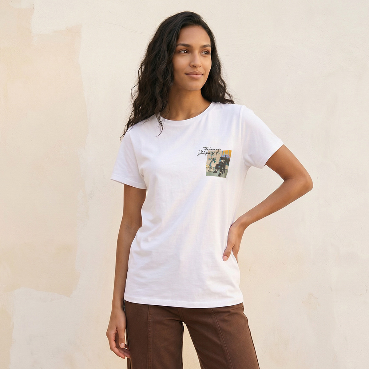 تيشيرت قطن بطبعات فيراري شيبارد-women-clothing-tshirts-image-1