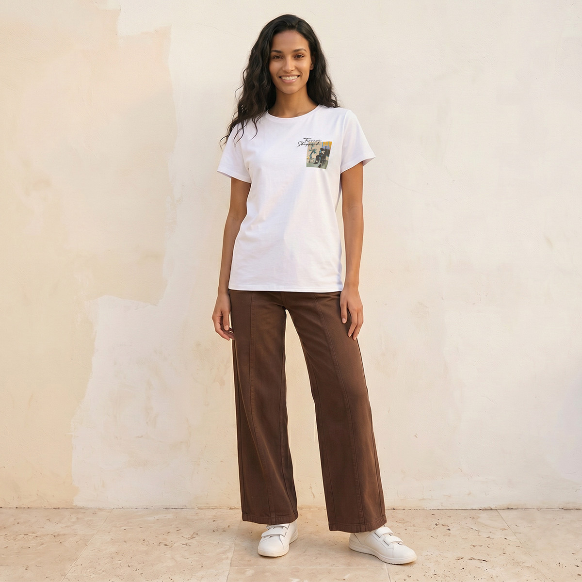 تيشيرت قطن بطبعات فيراري شيبارد-women-clothing-tshirts-image-3