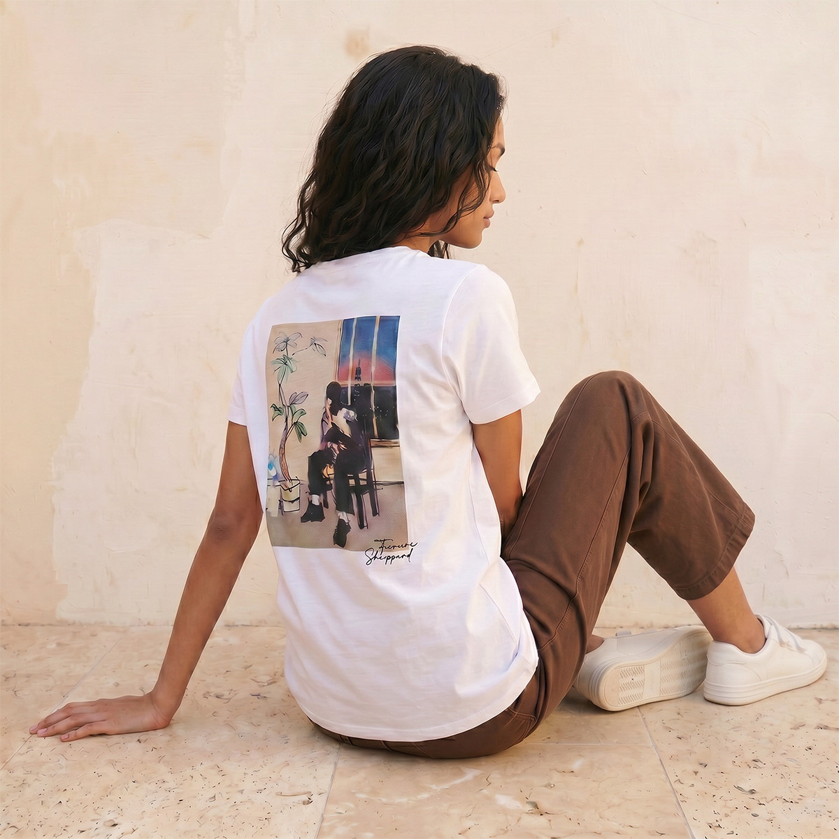 تيشيرت قطن بطبعات فيراري شيبارد-women-clothing-tshirts-image-6