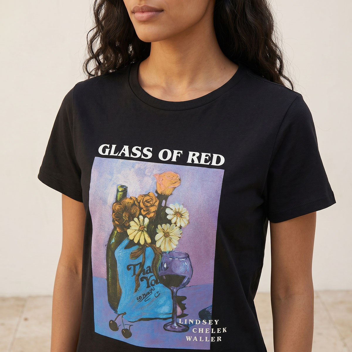 تيشيرت قطن ليندسي شيريك والر-women-clothing-tshirts-image-7