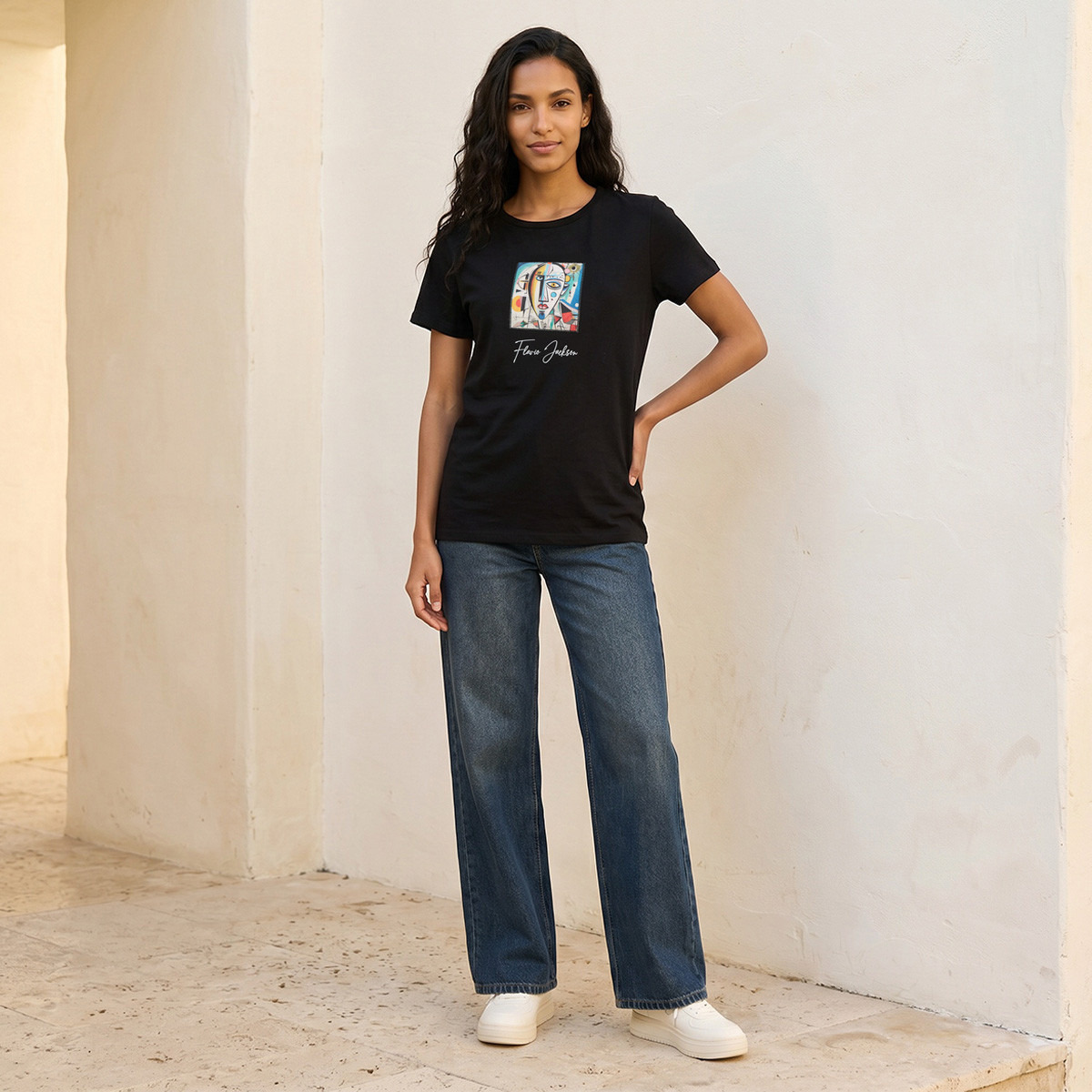 Flavio Jackson Cotton T-shirt-women-clothing-tshirts-image-3