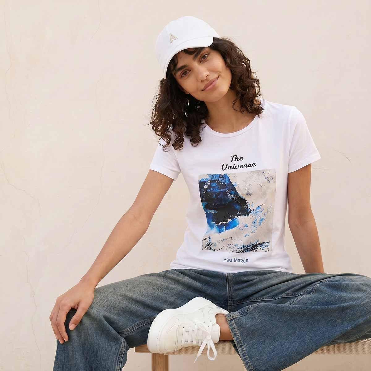 Ewa Matyja The Universe Cotton T-Shirt-women-clothing-tshirts-image-1