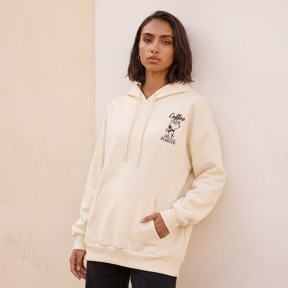 Snoopy Sweatshirt with Hood-women-clothing-hoodiesandsweatshirts-sweatshirts-image-2