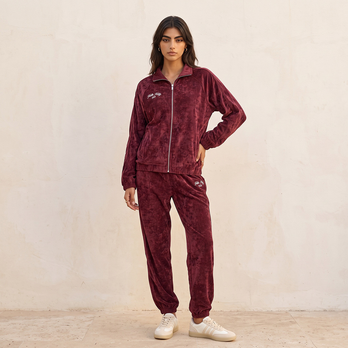 Hello Kitty Bomber Jacket with Zip Closure-women-winterwear-coatsandjackets-jackets-image-3