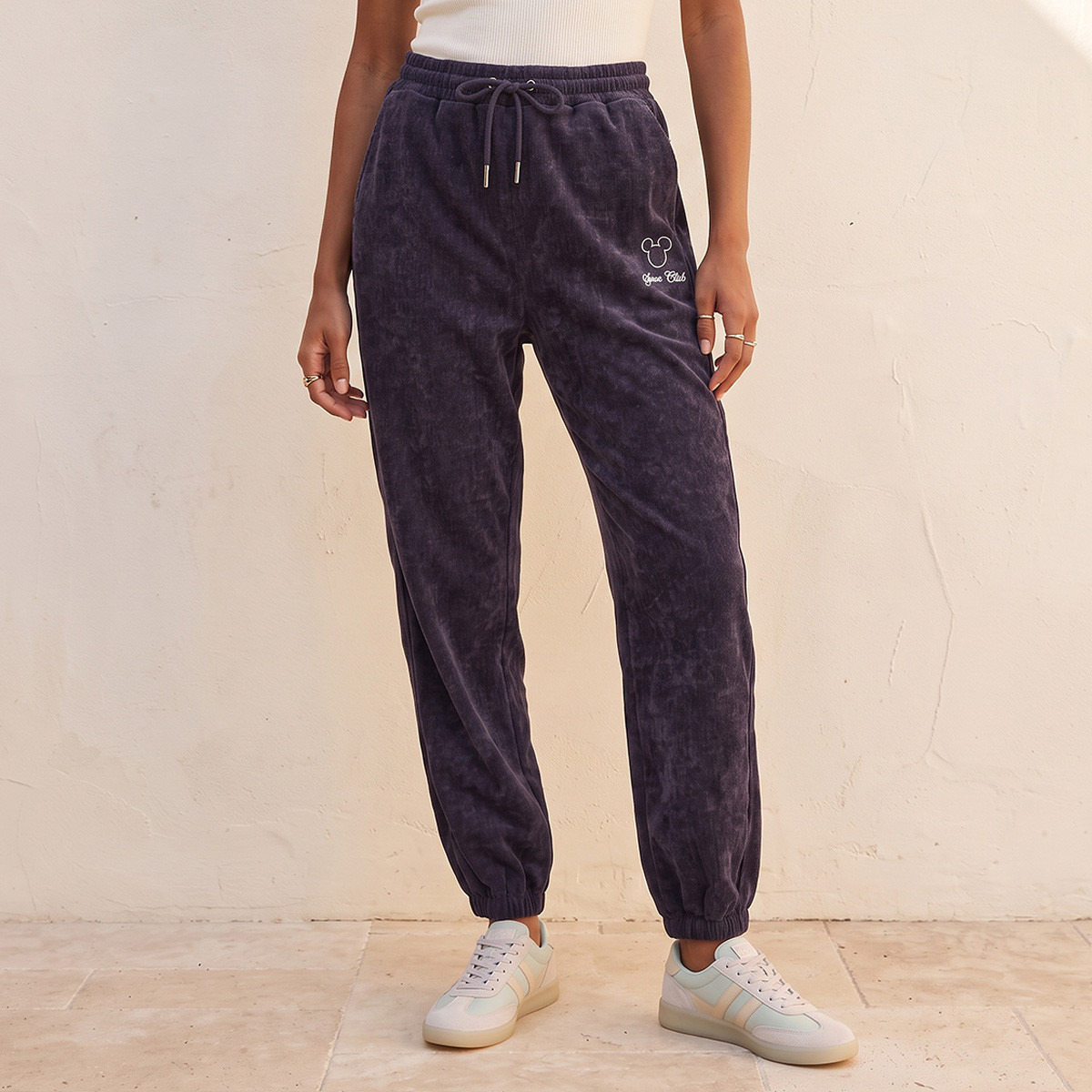Mickey Mouse Truck Joggers-women-clothing-bottoms-joggers-image-1