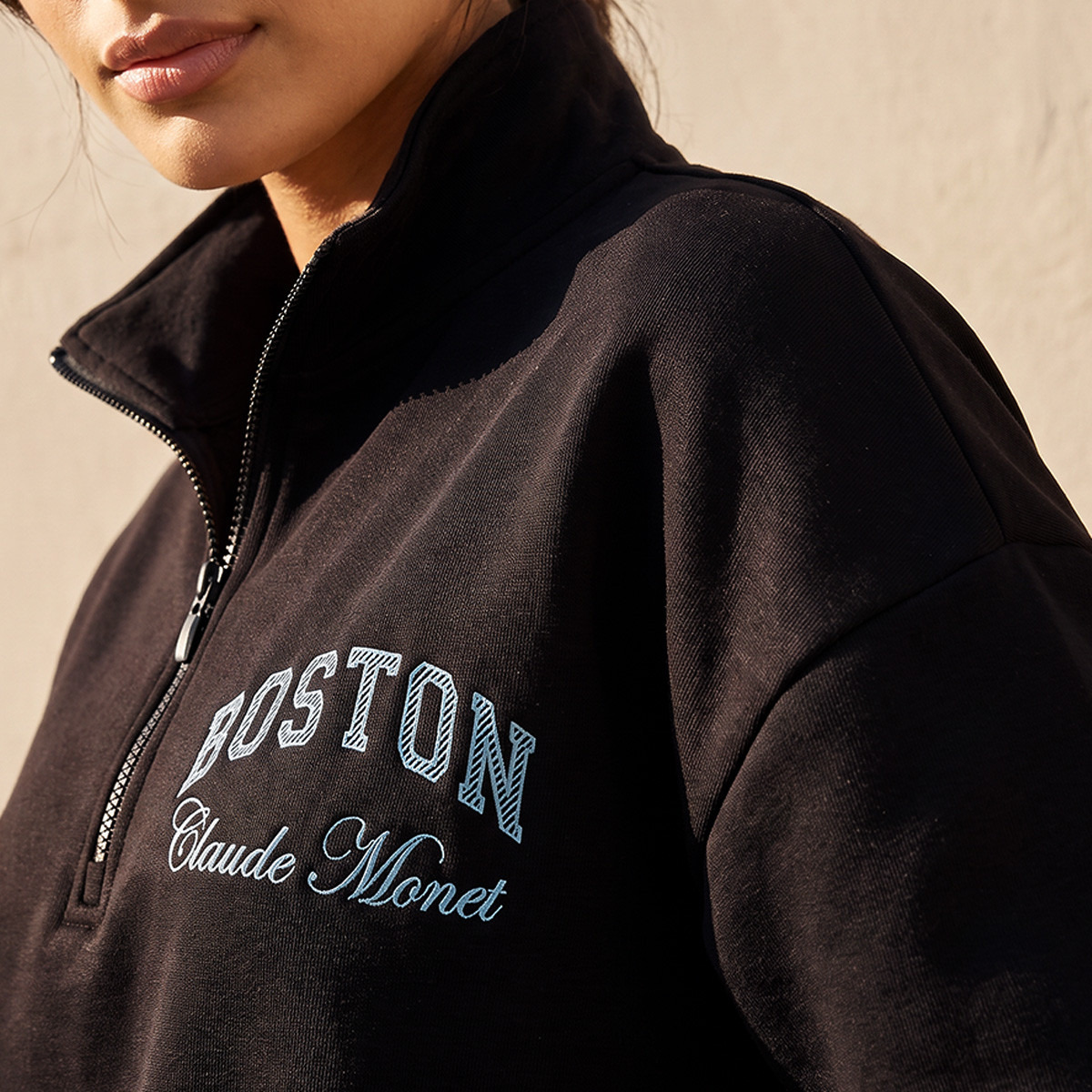 Claude Monet Sweatshirt with Funnel Neck-women-clothing-hoodiesandsweatshirts-sweatshirts-image-6