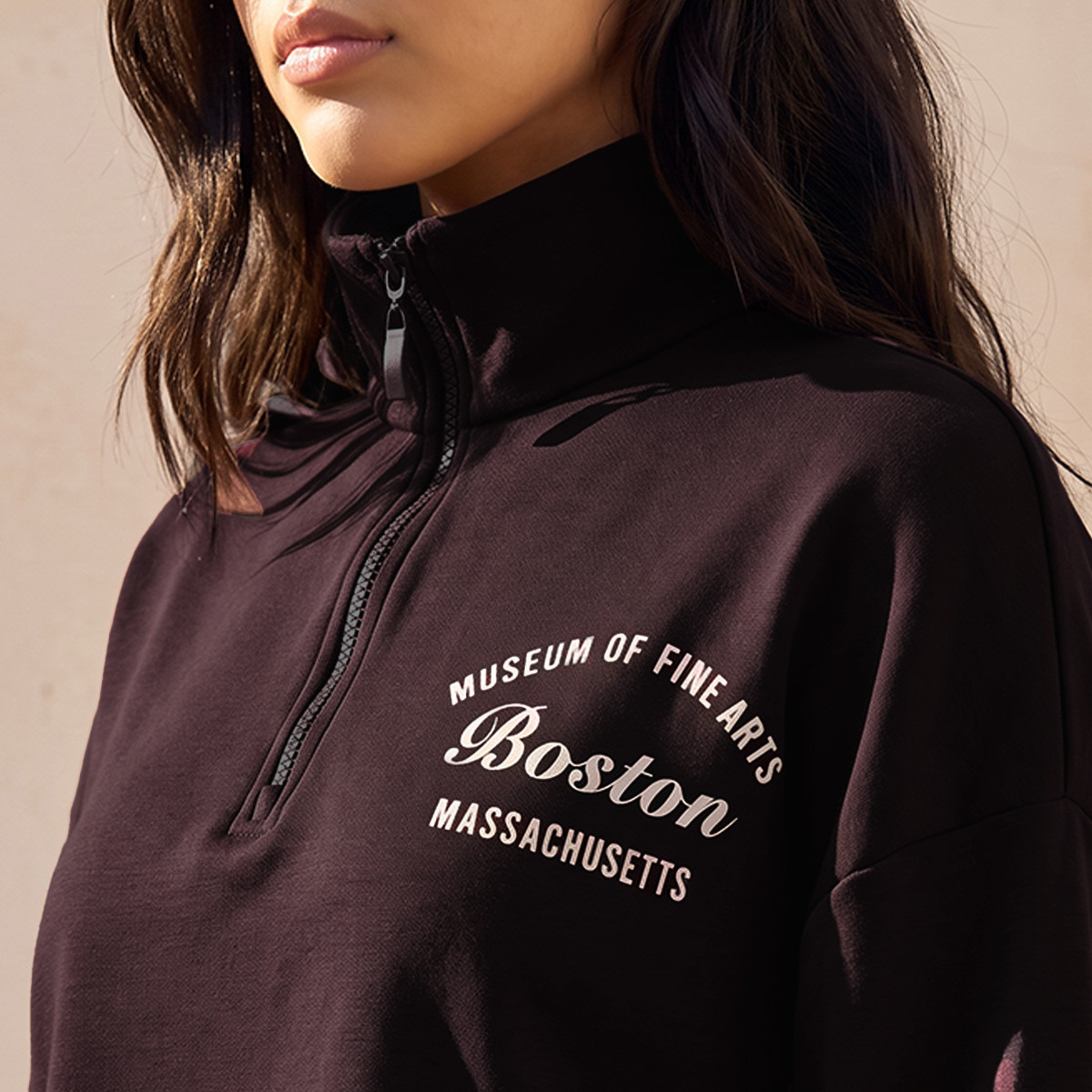 Pierre-Auguste Renoir Sweatshirt with Half Zip-women-clothing-hoodiesandsweatshirts-sweatshirts-image-6