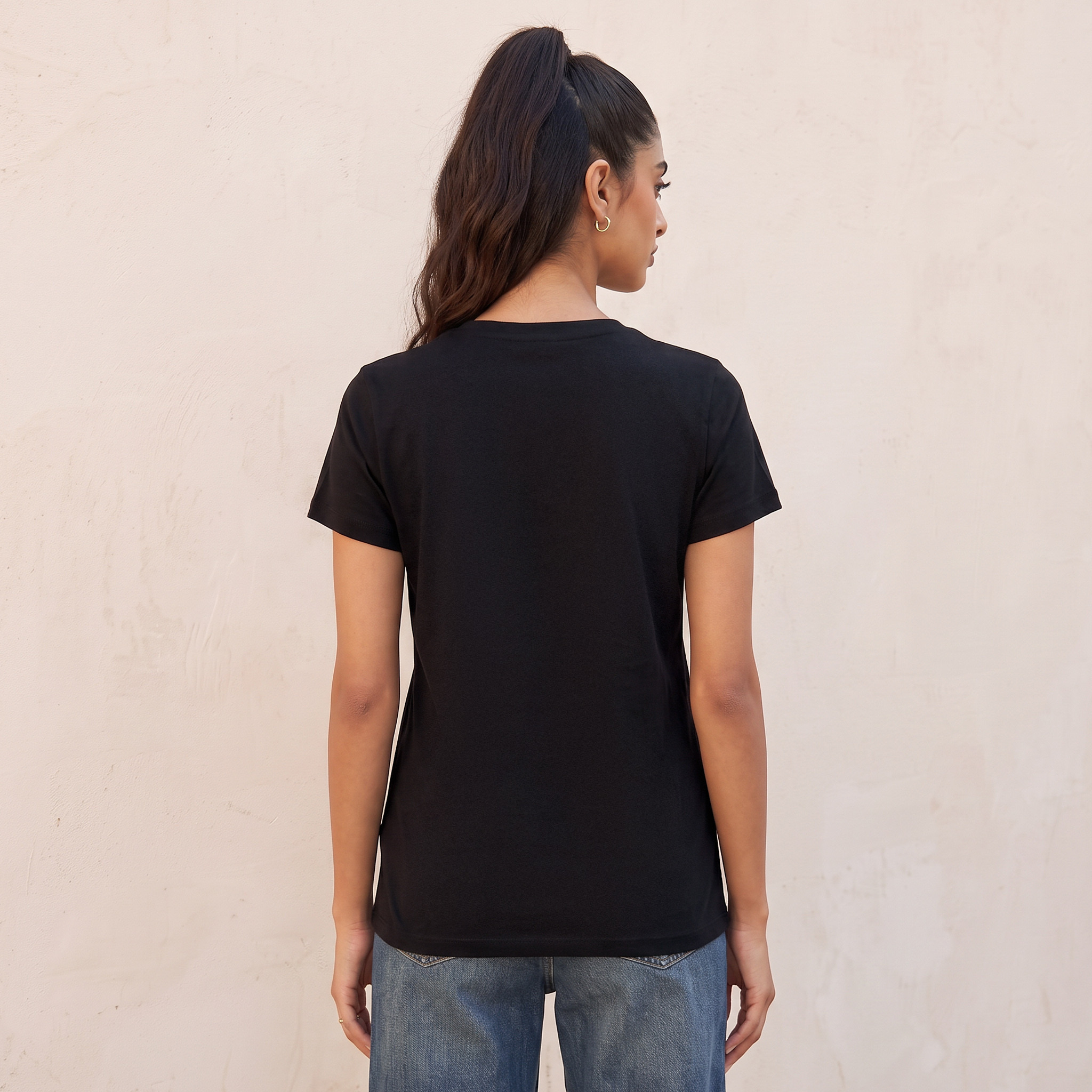 Stitch Cotton T-shirt-women-clothing-tshirts-image-3