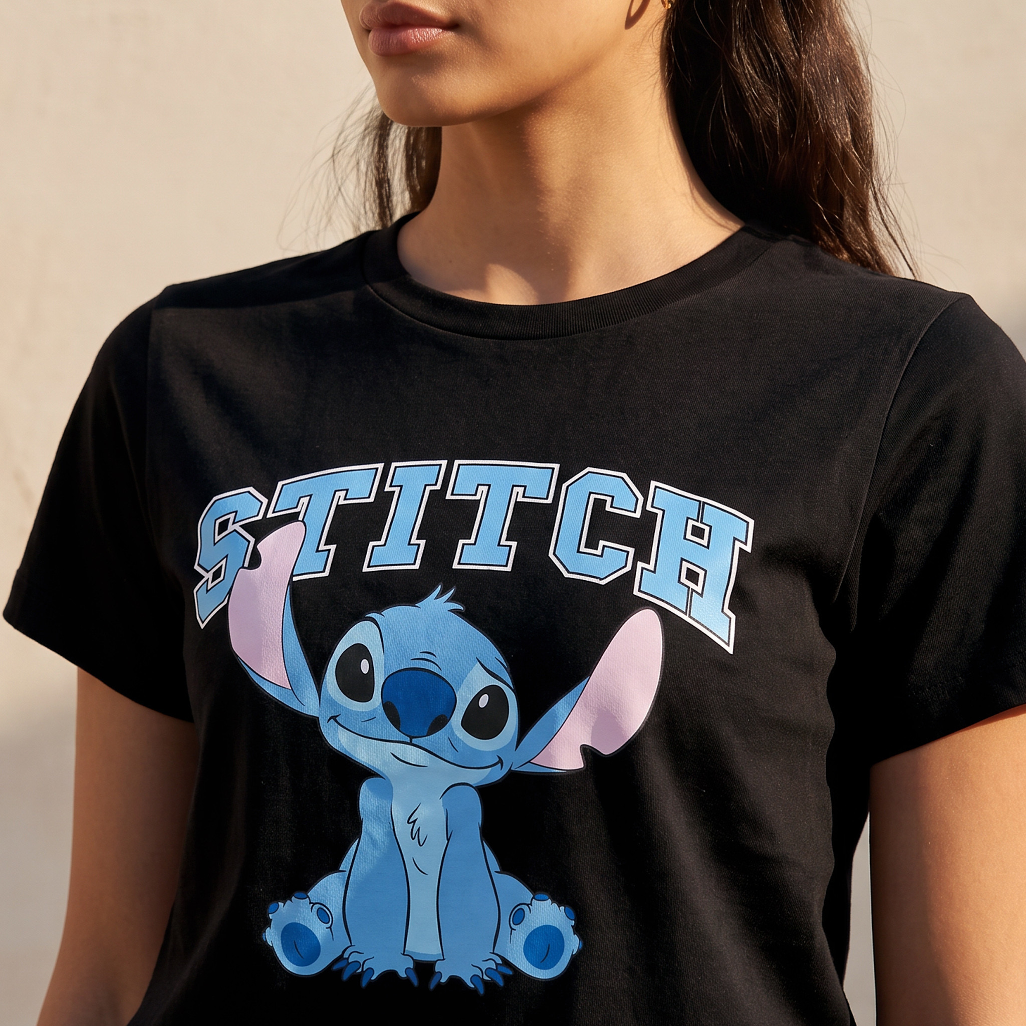 Stitch Cotton T-shirt-women-clothing-tshirts-image-4