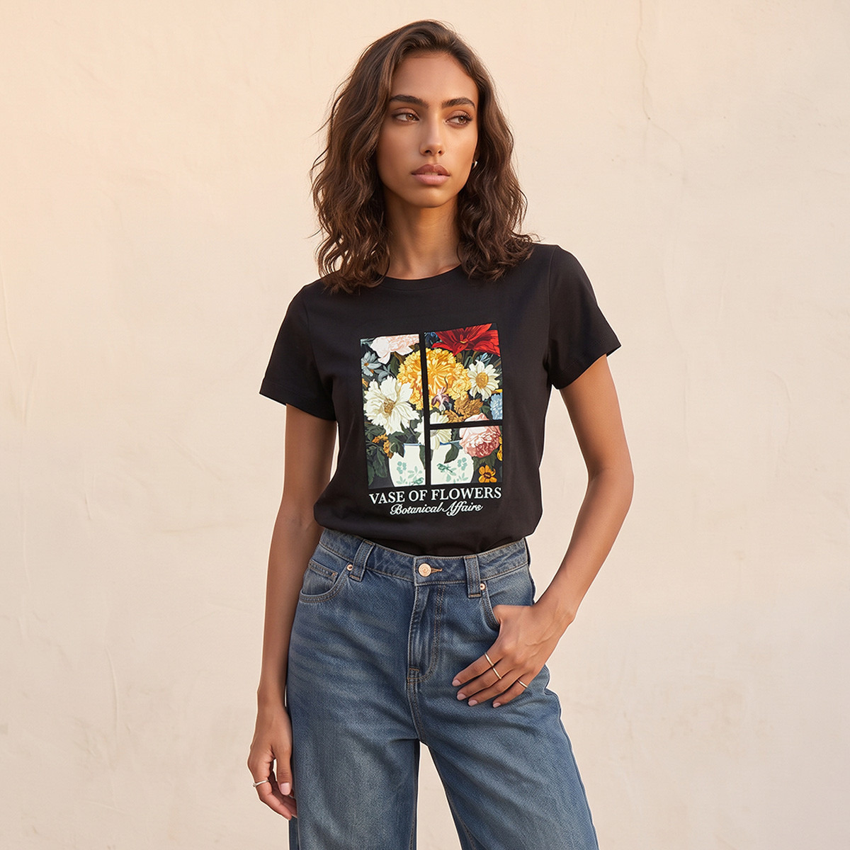 Cotton T-shirt-women-clothing-tshirts-image-1