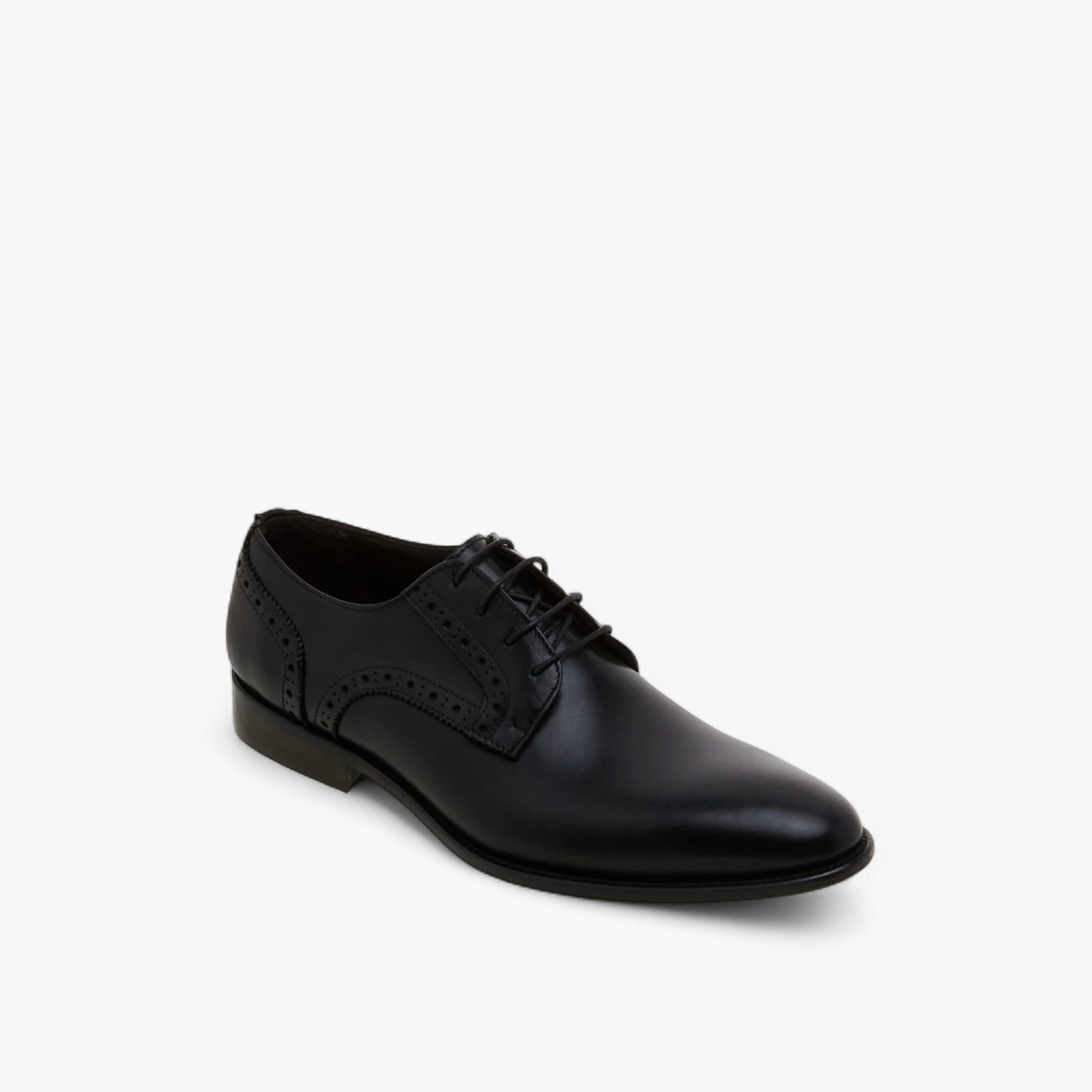 Duchini Men Lace-Up Leather Derby Shoes-men-shoes-formalshoes-image-2