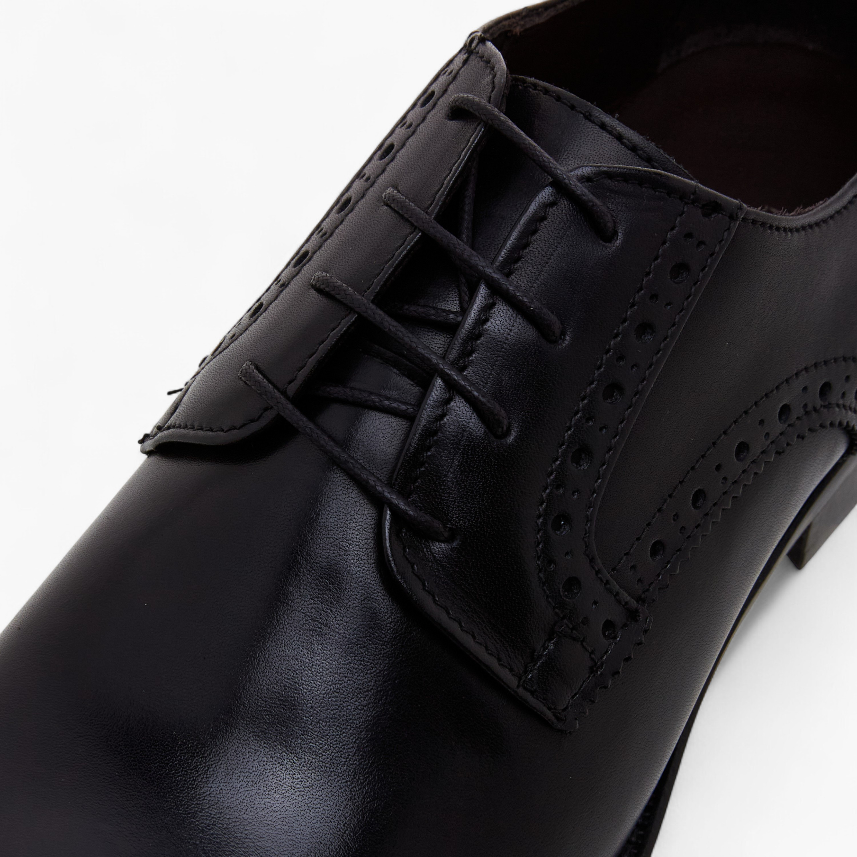 Duchini Men Lace-Up Leather Derby Shoes-men-shoes-formalshoes-image-4