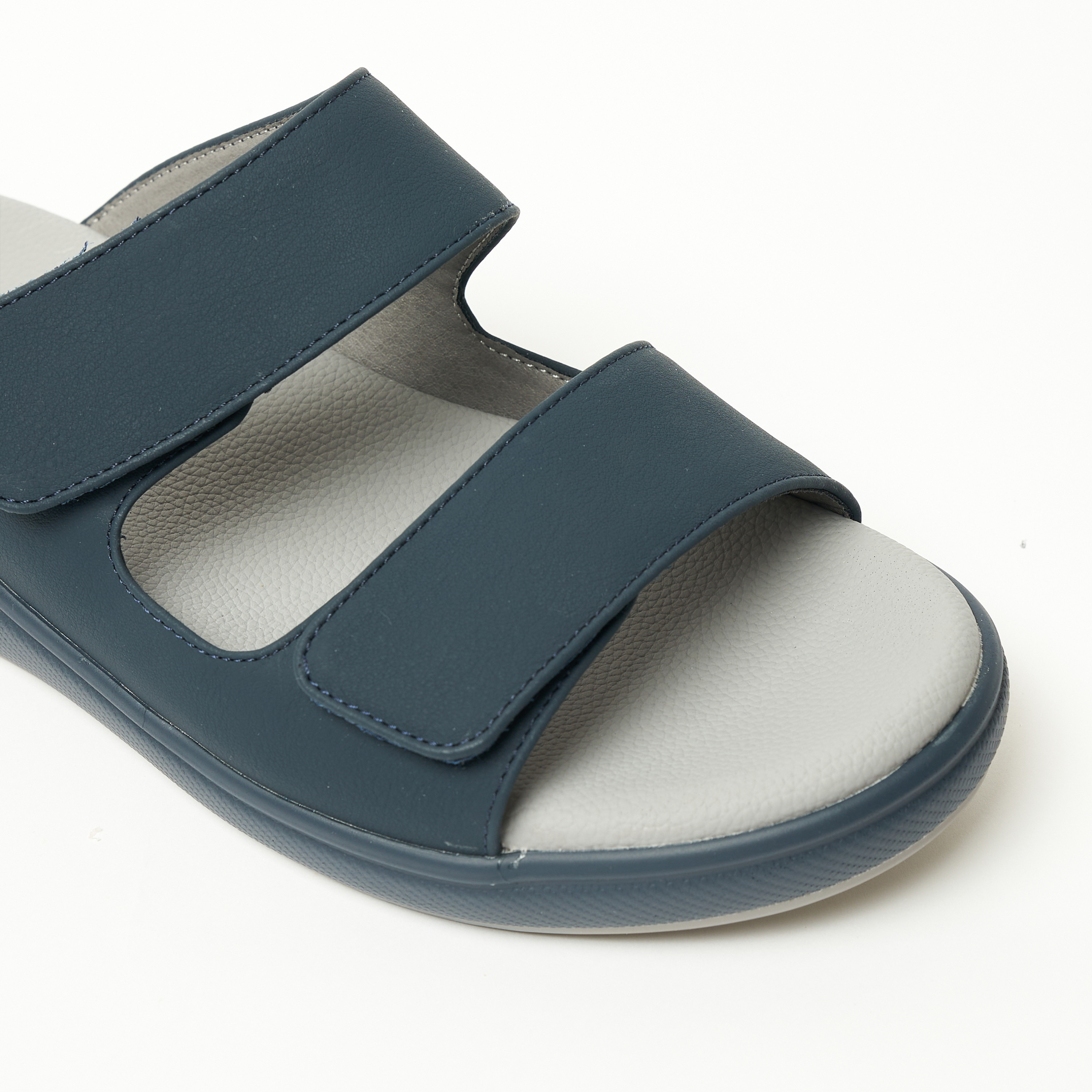 Geoomnii Men's Hook & Loop Hoku Slide Sandals | 9152-L12-NAVY-men-shoes-sandals-image-4