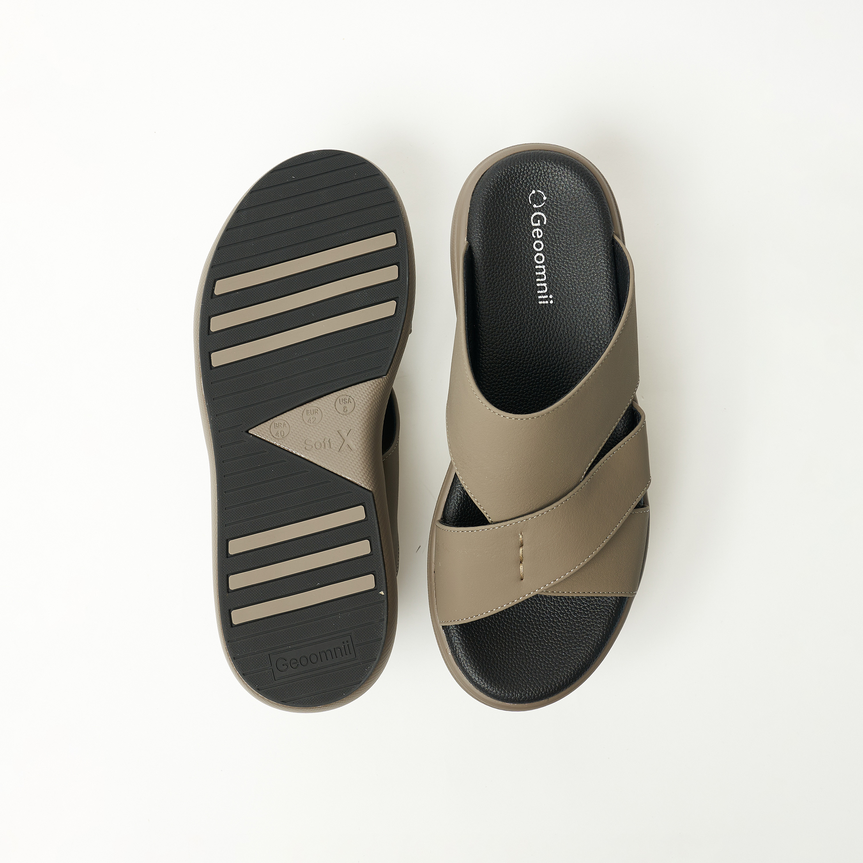 جيومني- صندل جاسينتا سهل الارتداء للرجال | 9153-12-BEIGE-men-shoes-sandals-image-2