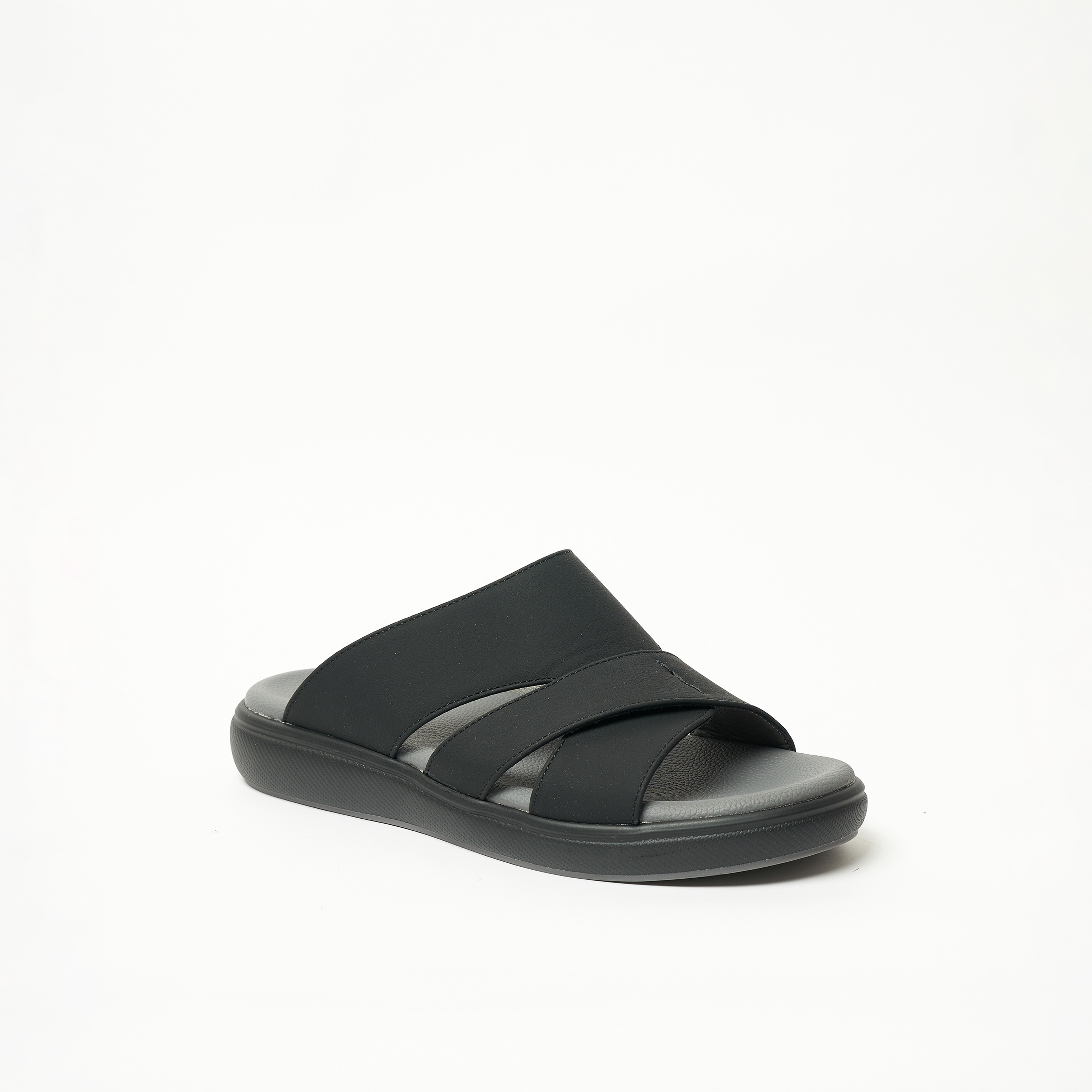 جيومني - صندل رجالي سهل الارتداء | 9153-12-أسود-men-shoes-sandals-image-1