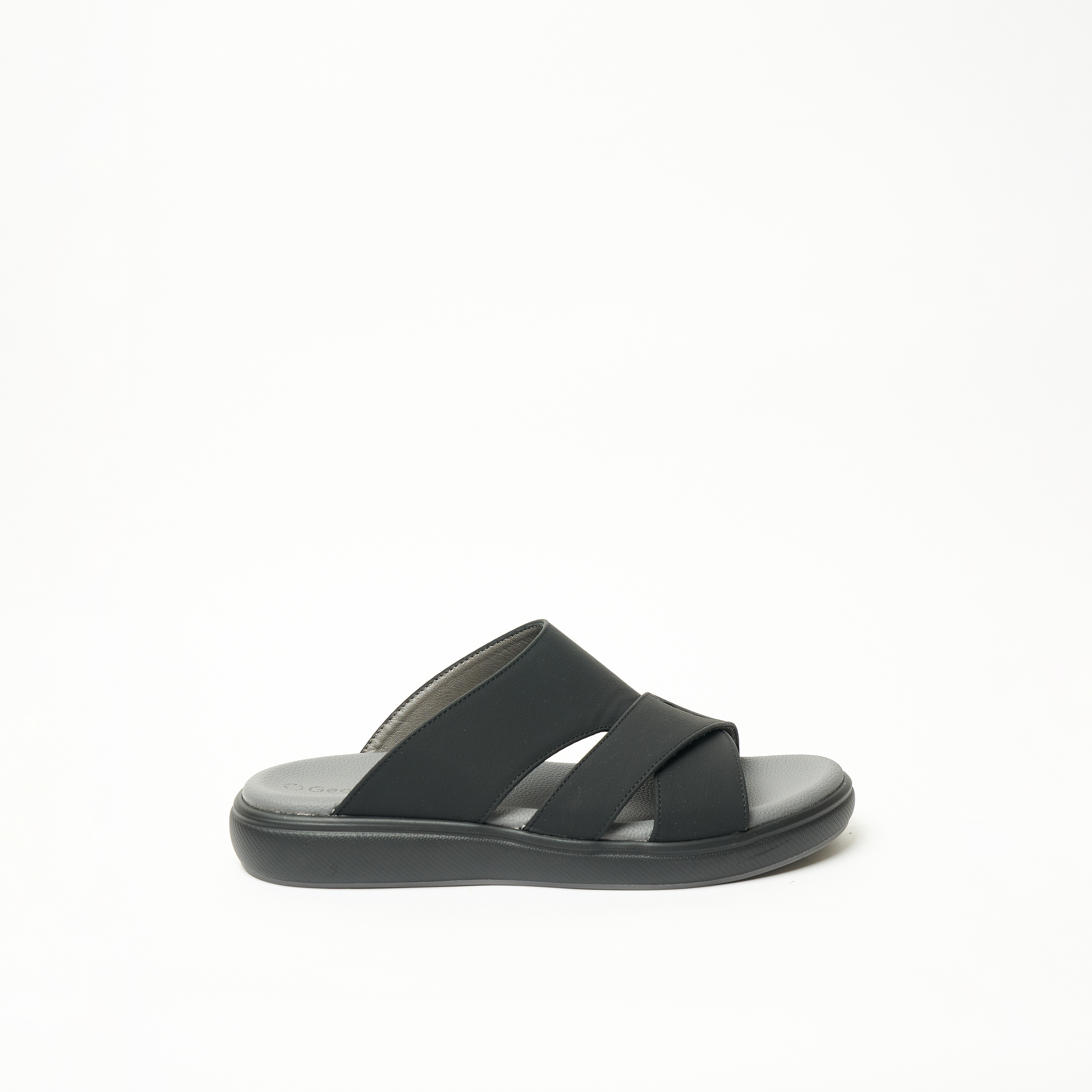 جيومني - صندل رجالي سهل الارتداء | 9153-12-أسود-men-shoes-sandals-image-4