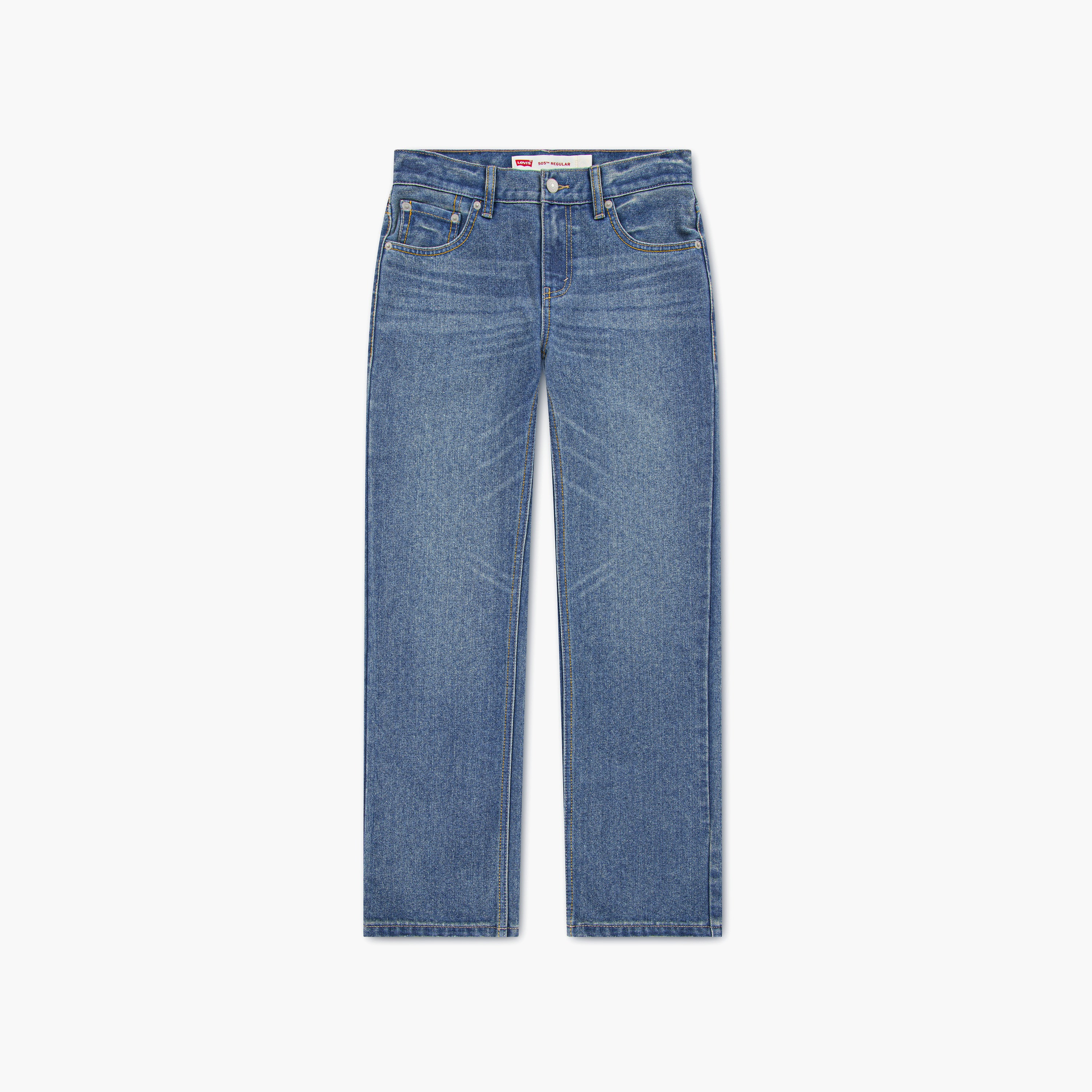 بنطلون جينز "505" بقصة "ريجيولار فيت" من ليفايس-boys-clothing-bottoms-jeans-image-6