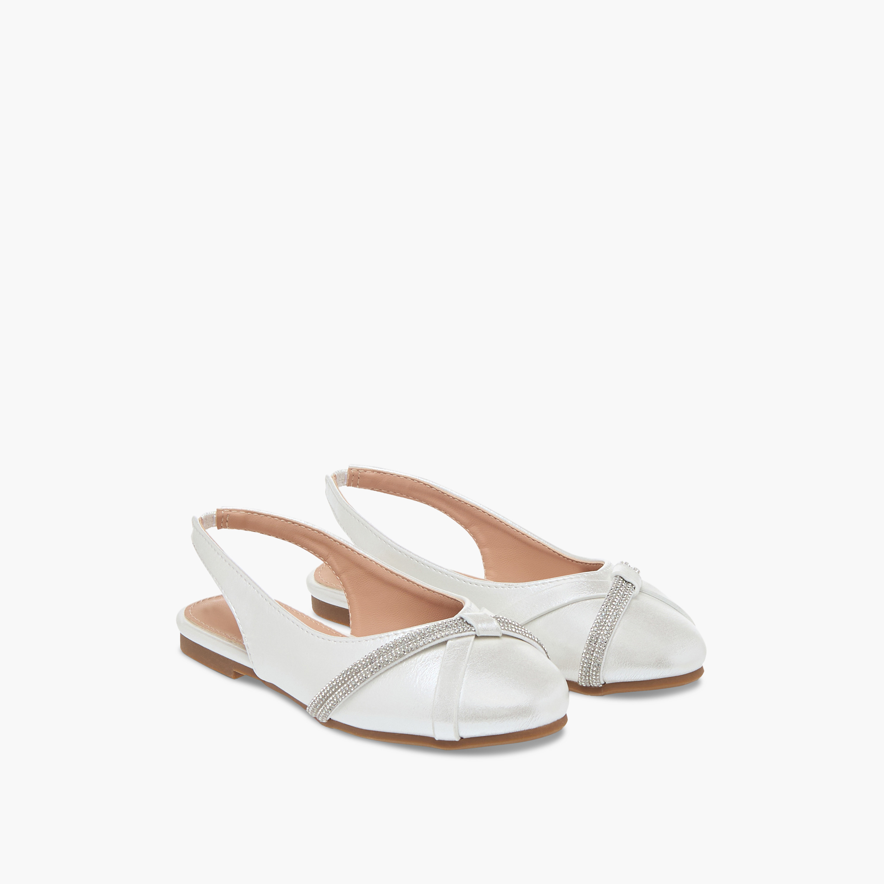 Flora Bella Embellished Slingback Shoes-girls-shoes-ballerinas-image-1