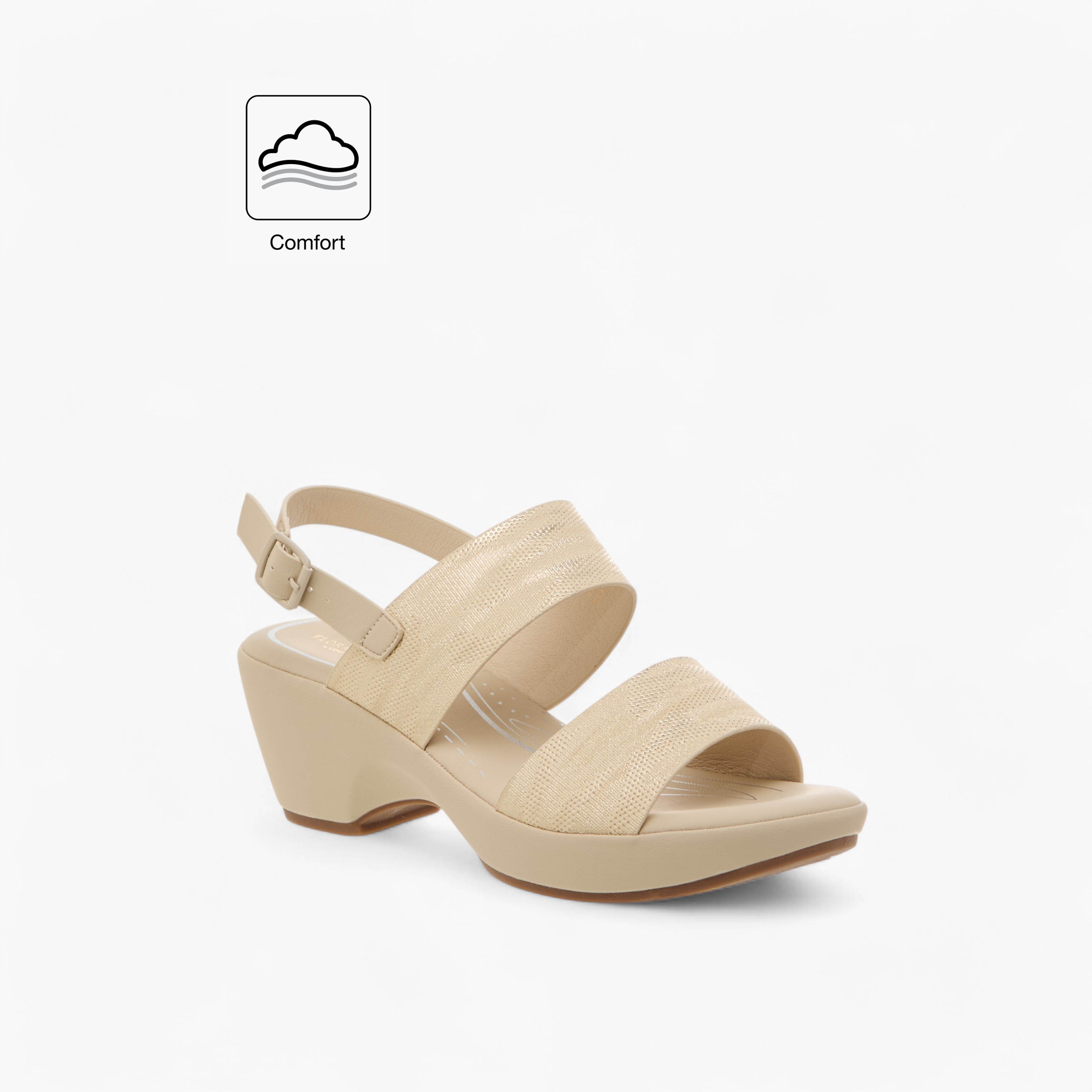 صندل مريح بارز الملمس بكعب سميك وإبزيم إغلاق من فلورا بيلا-women-shoes-sandals-heeled-image-5