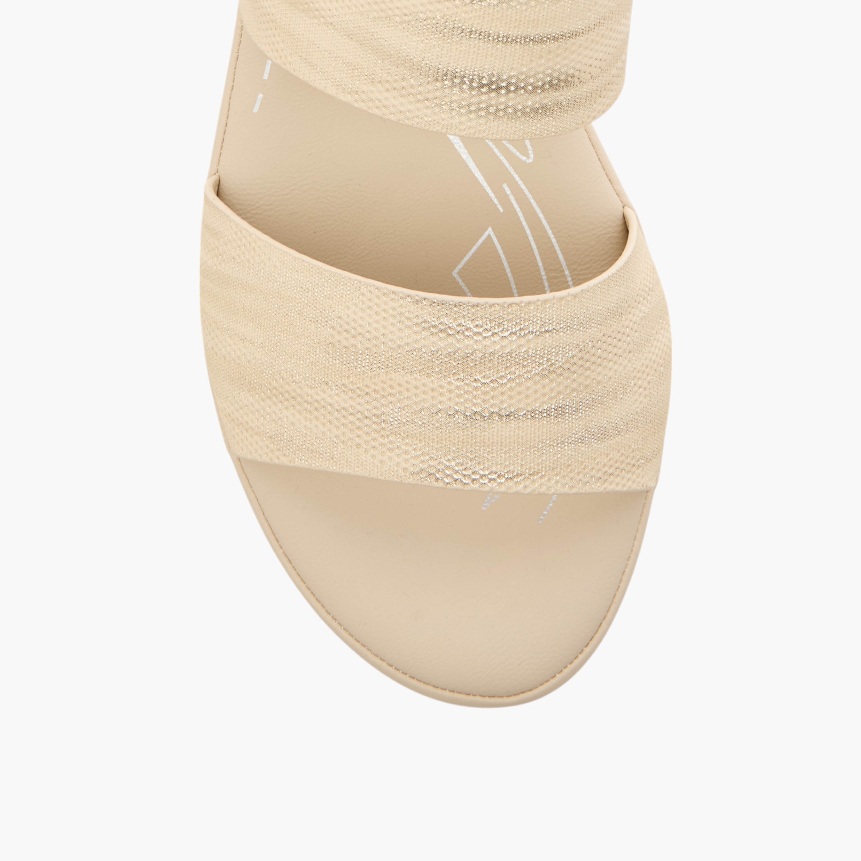 Flora Bella Textured Comfort Sandals with Block Heels and Buckle Closure-women-shoes-sandals-heeled-image-5