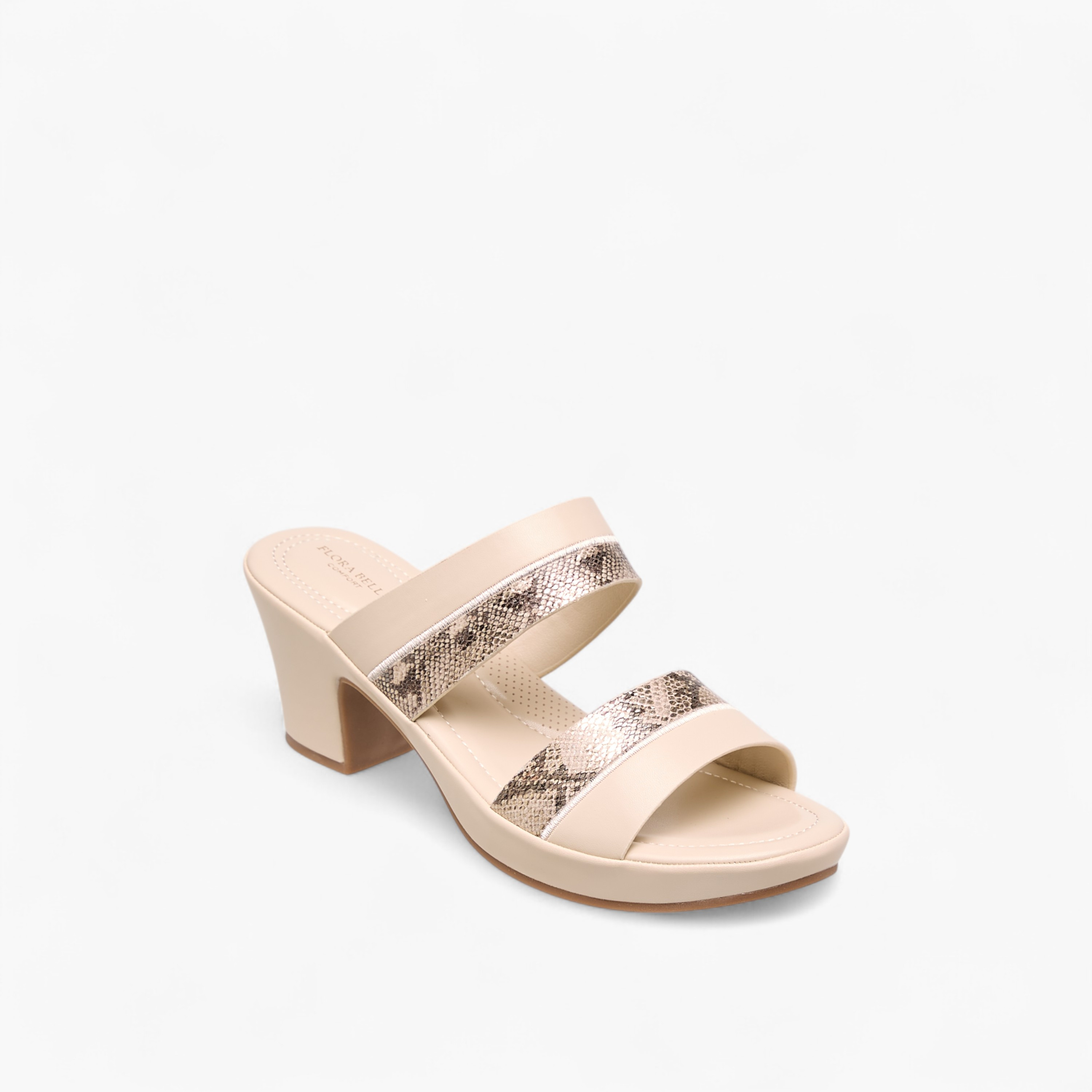 صندل سهل الارتداء بكعب عريض بارز الملمس من فلورا بيلا-women-shoes-sandals-heeled-image-4