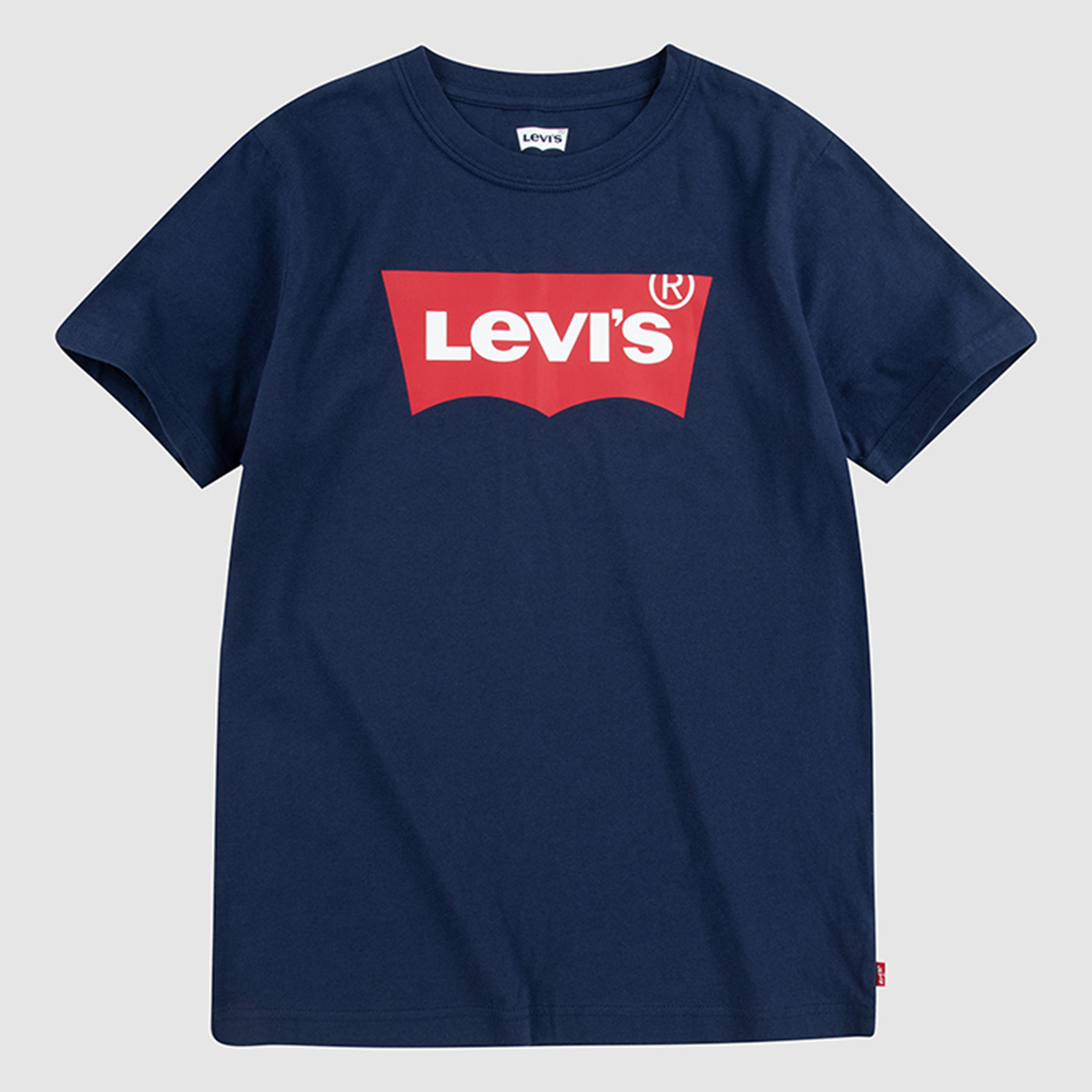 Levi's Boys Navy Blue Logo Crew Neck Short Sleeves T-Shirt-baby-boys-clothing-shirts-image-1