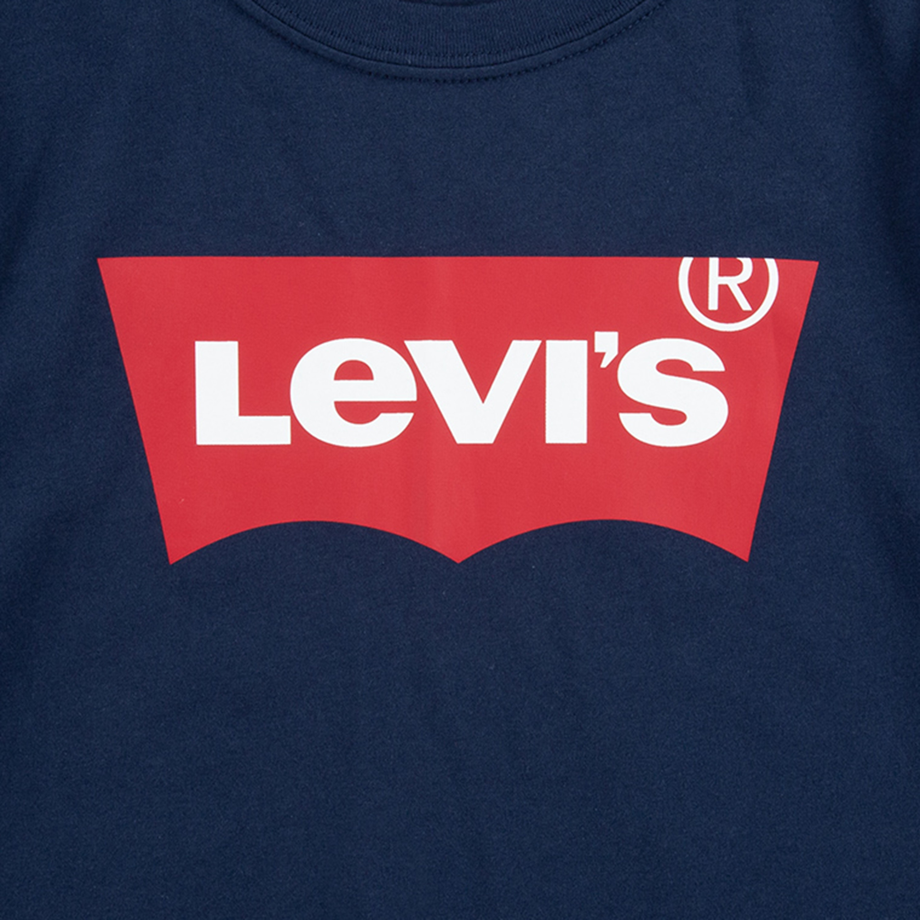 Levi's Boys Navy Blue Logo Crew Neck Short Sleeves T-Shirt-baby-boys-clothing-shirts-image-2