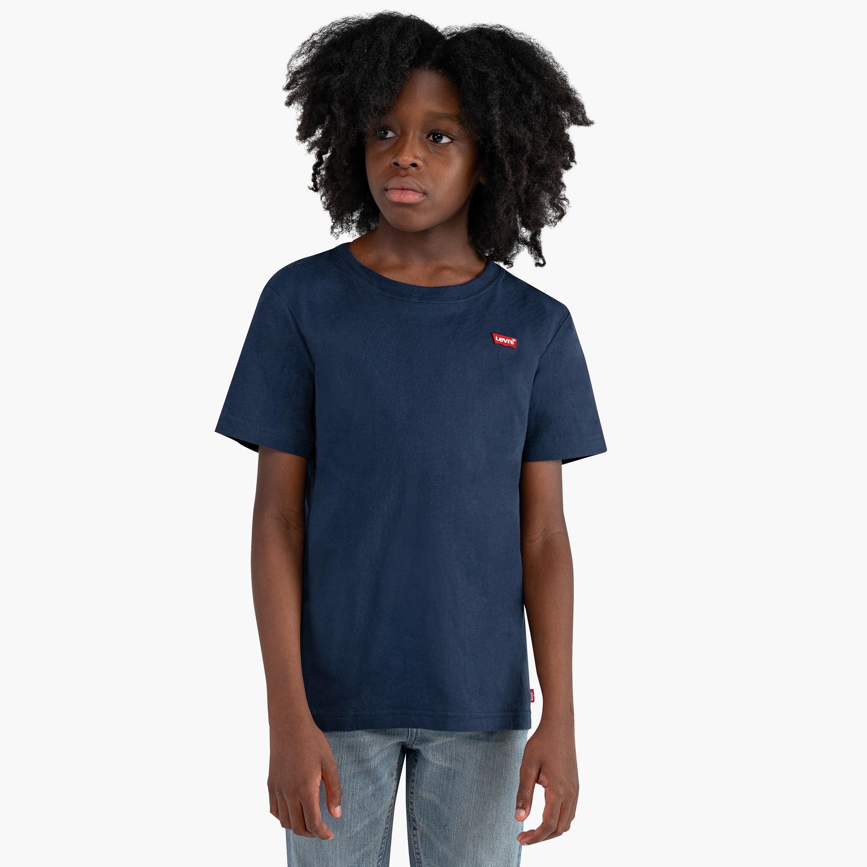 تي شيرت باتوينج بطبعة الشعار علي الصدر من ليفايس-girls-clothing-tshirts-image-4