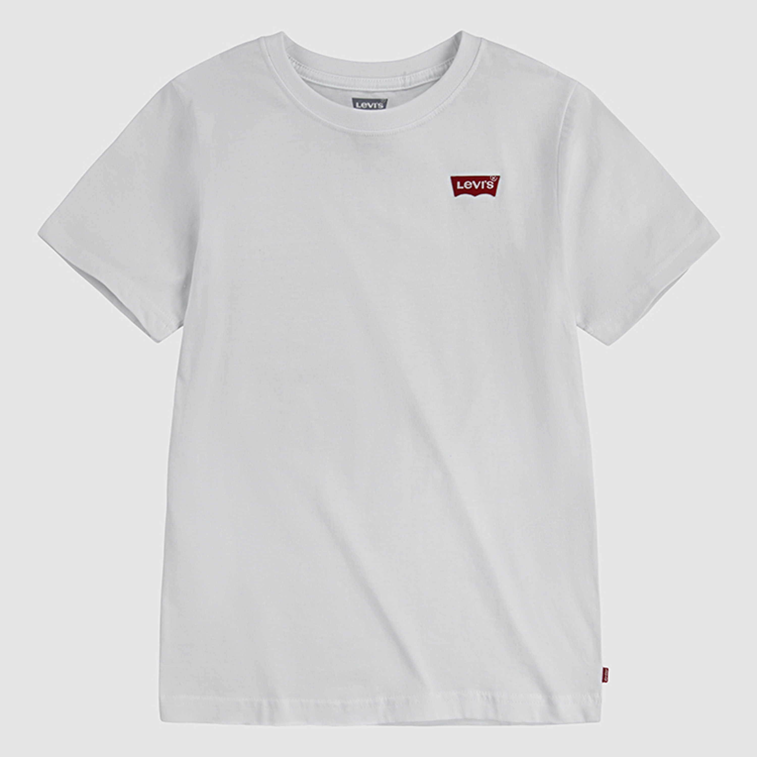 Levi's Boys White Logo Crew Neck Short Sleeves T-Shirt-baby-boys-clothing-shirts-image-1