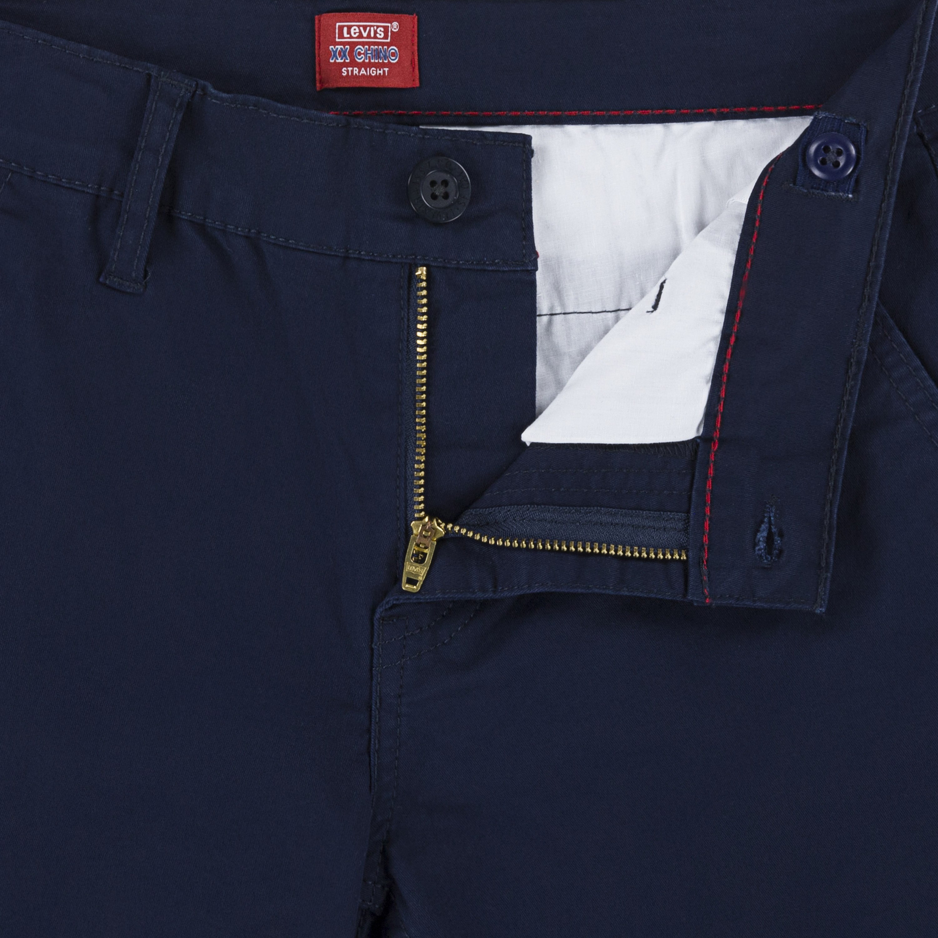 شورت سادة بزر إغلاق من ليفايز-boys-clothing-schoolwear-bottoms-shorts-image-4