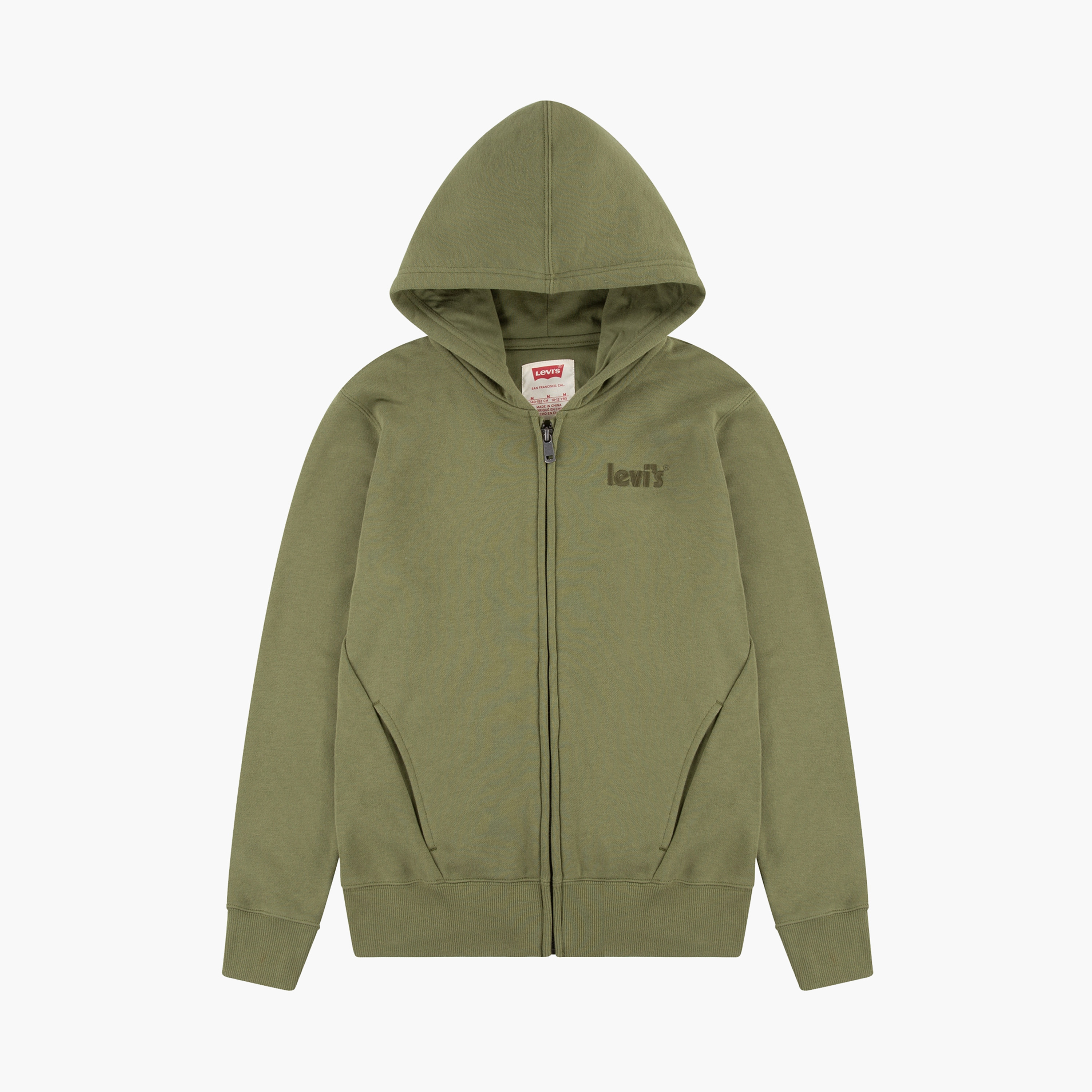 Levi's Zip-Through Hoodie with Long Sleeves-boys-clothing-sweatshirts-image-1
