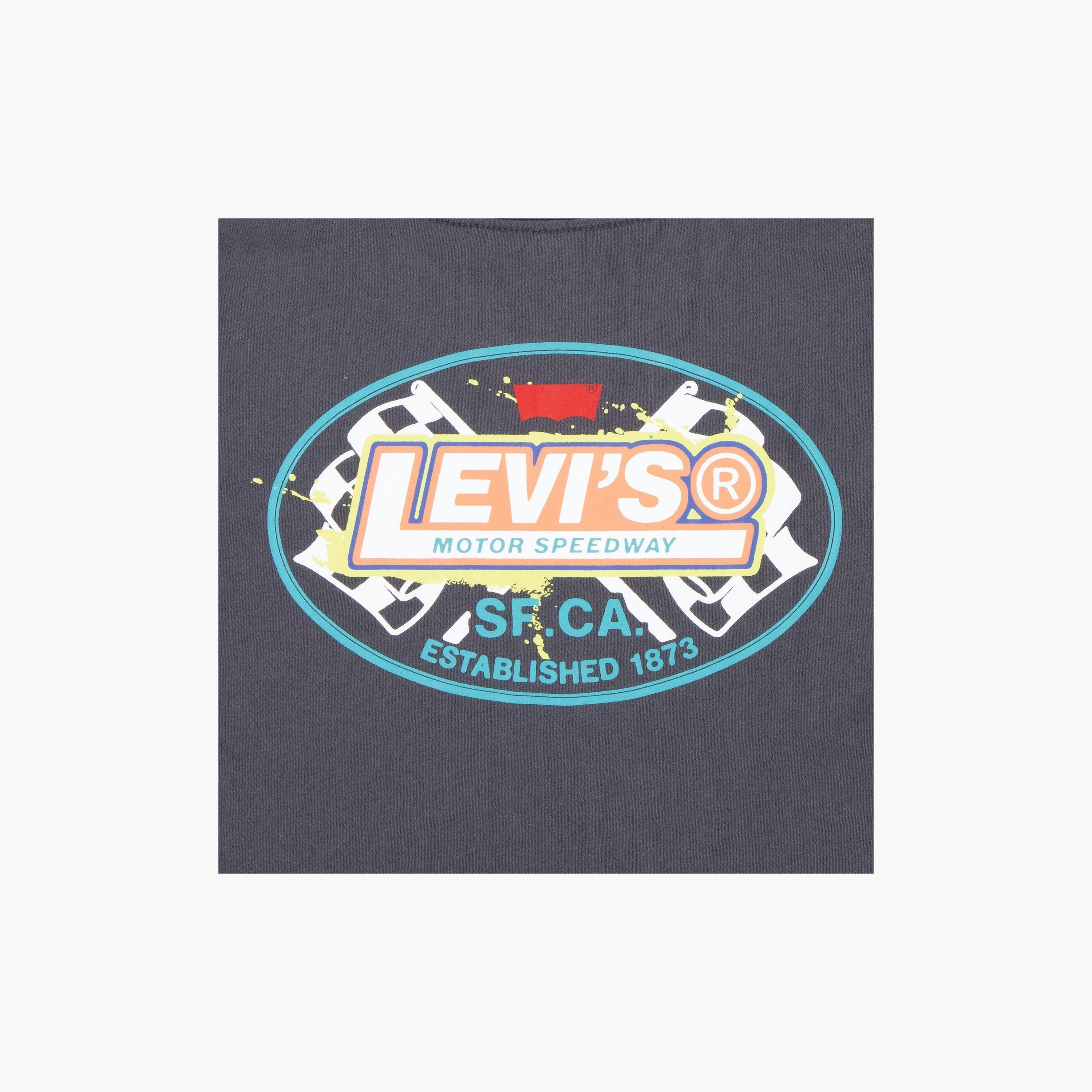 Levi's Logo Print Crew Neck T-shirt with Short Sleeves-boys-clothing-tshirtsandpolos-image-10
