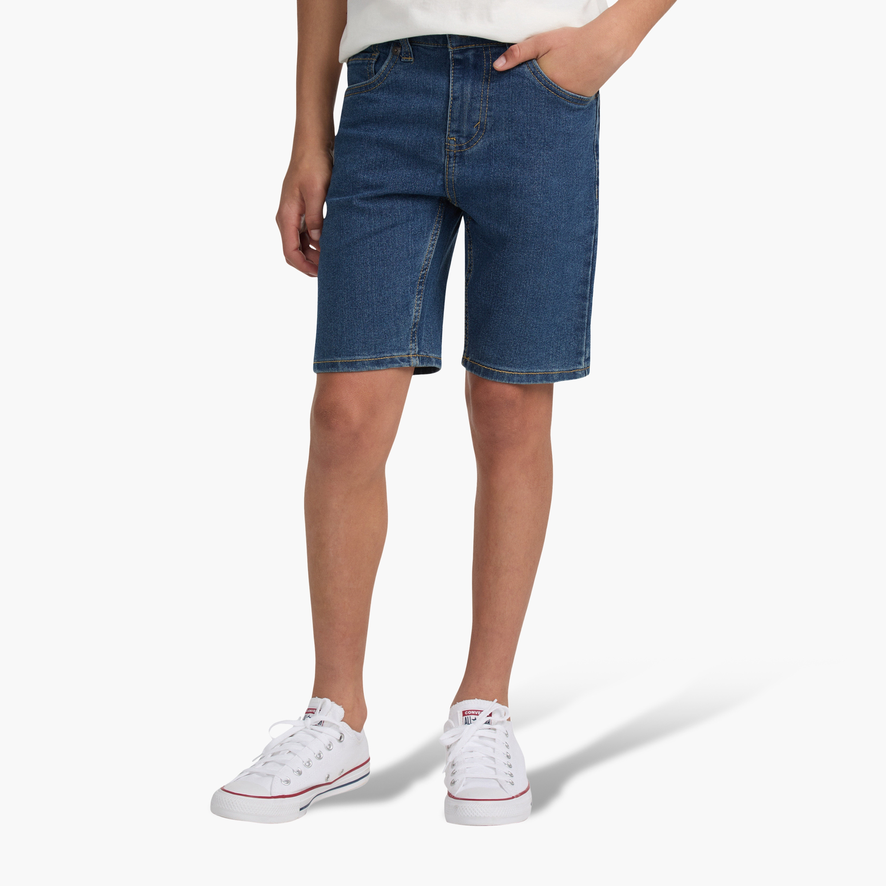 Levi's LVB Slim Fit Classic Shorts-boys-clothing-bottoms-shorts-image-1
