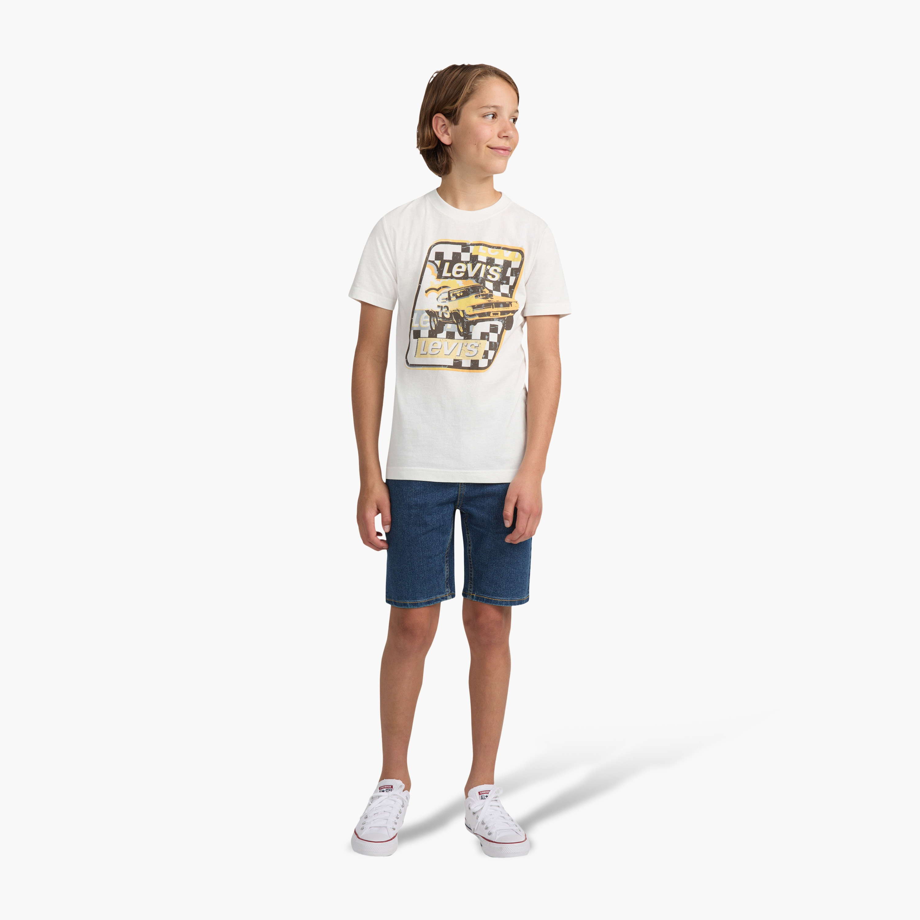 Levi's LVB Slim Fit Classic Shorts-boys-clothing-bottoms-shorts-image-2