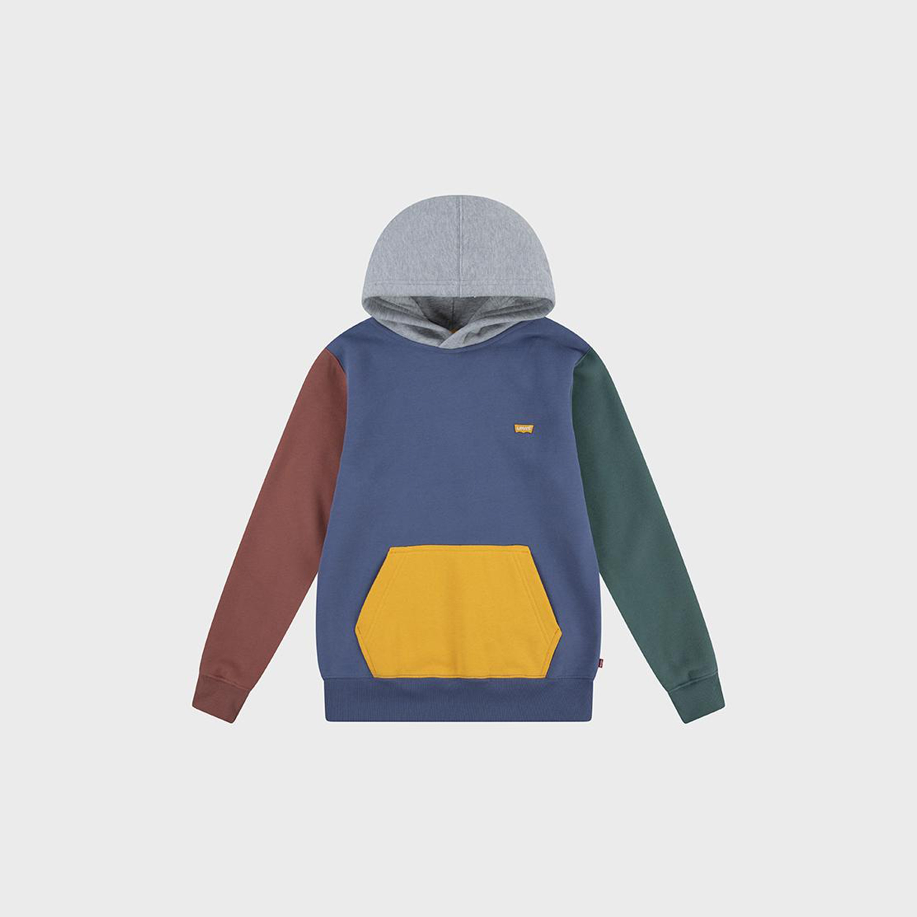 هودي ملون بأكمام طويلة من ليفايس-boys-clothing-winterwear-sweatshirts-image-1
