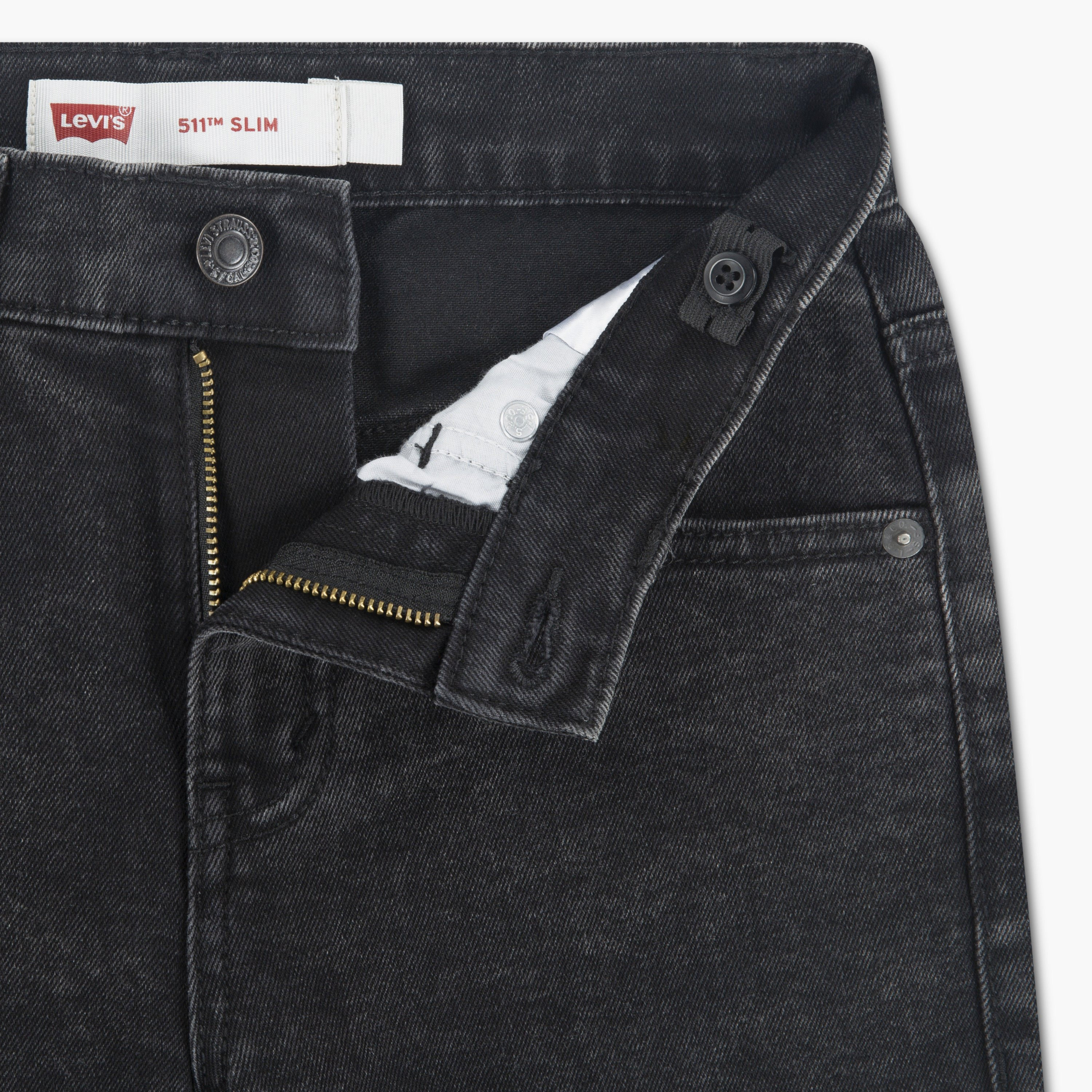 Levi's LVB New 511 Slim Fit Denim Shorts-boys-clothing-bottoms-shorts-image-3