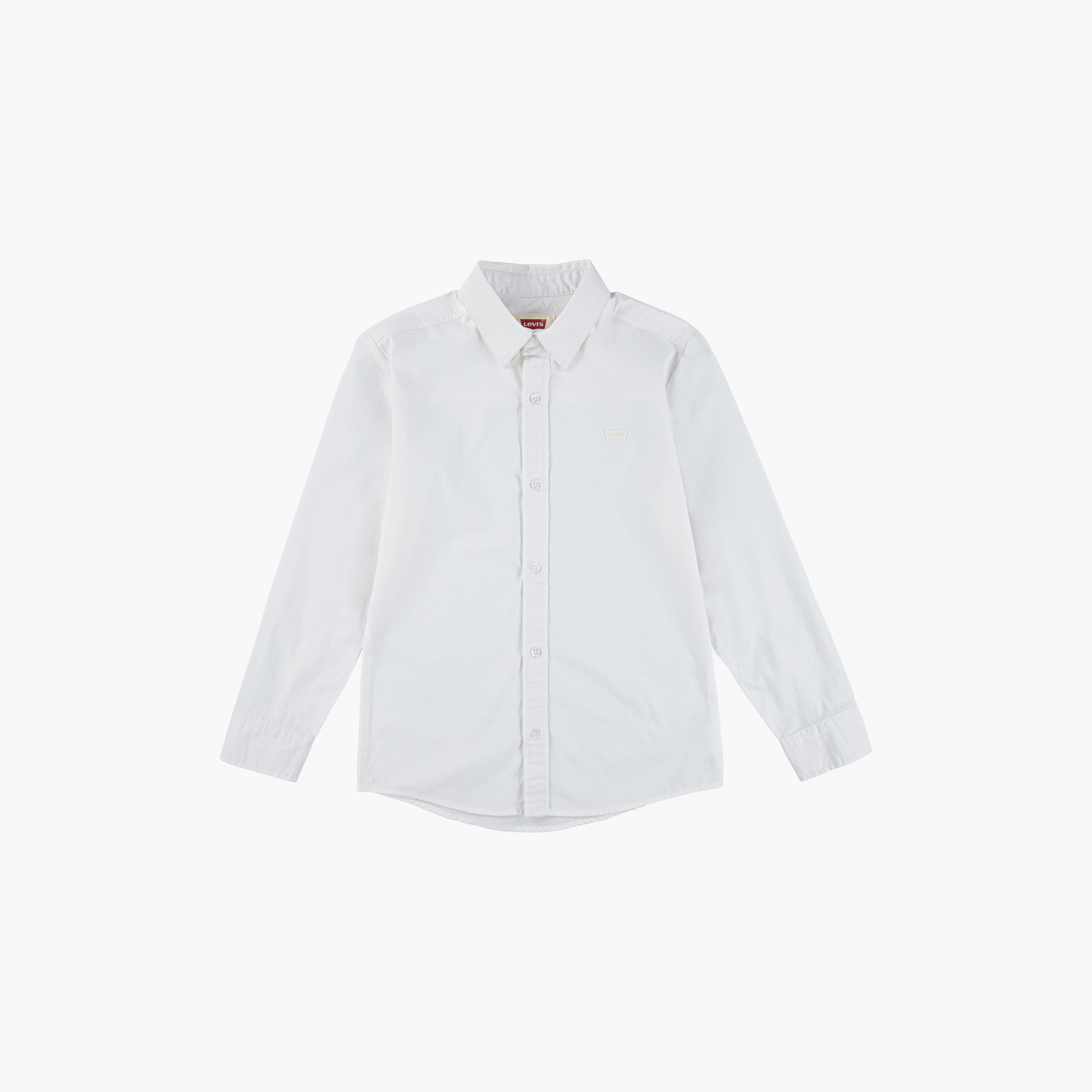 Levi’s Long Sleeves Solid Shirt-boys-clothing-shirts-image-1